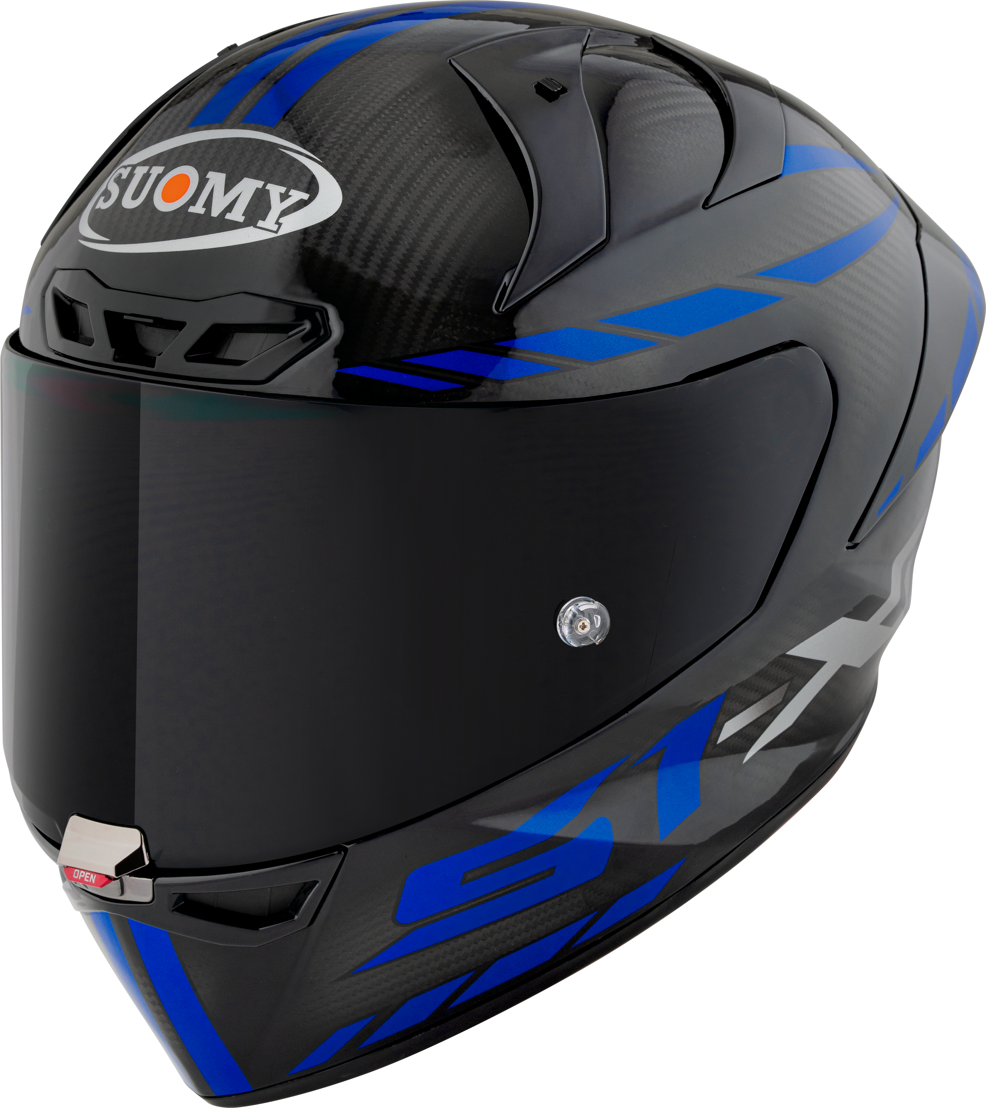 Suomy S1-XR GP Helm Carbon Hypersonic Blau K6SX0006