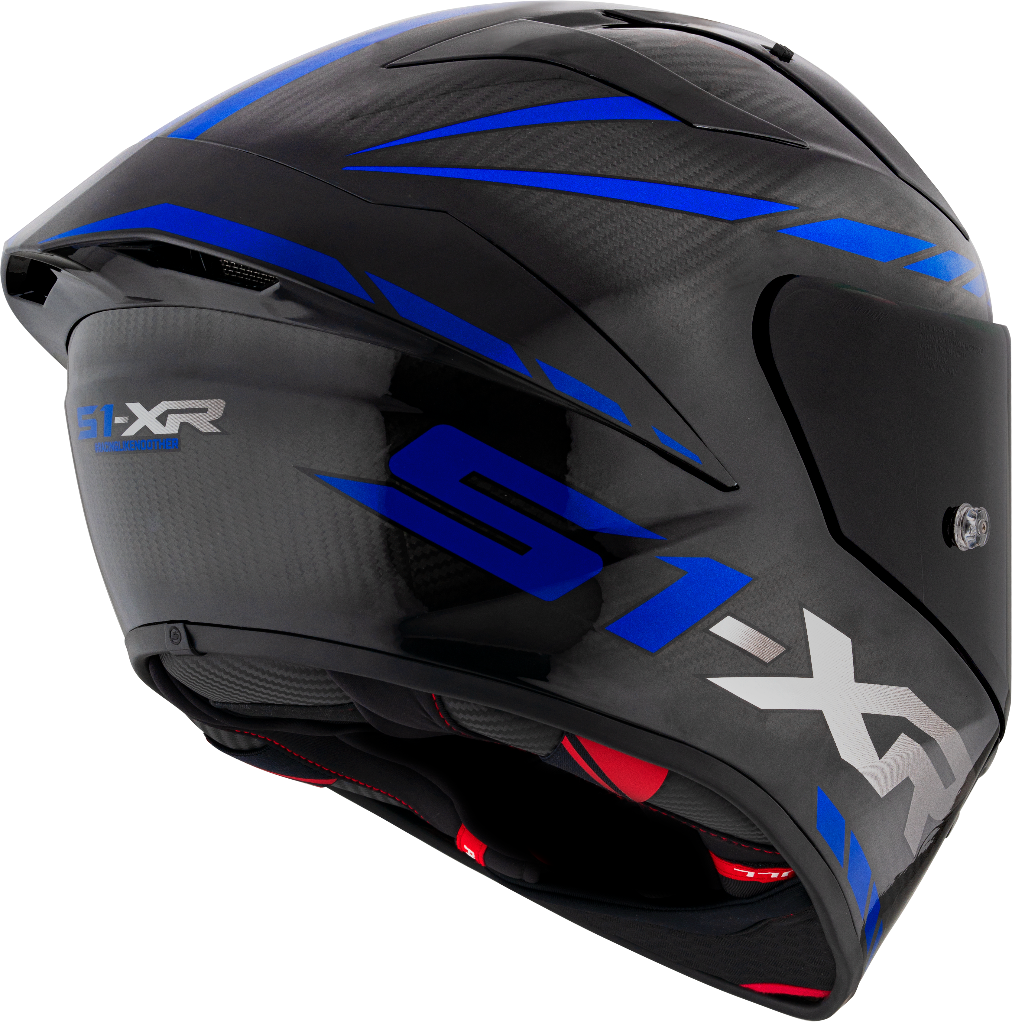 Suomy S1-XR GP Helm Carbon Hypersonic Blau K6SX0006