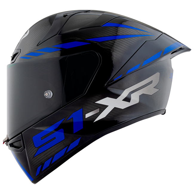 Suomy S1-XR GP Helm Carbon Hypersonic Blau K6SX0006