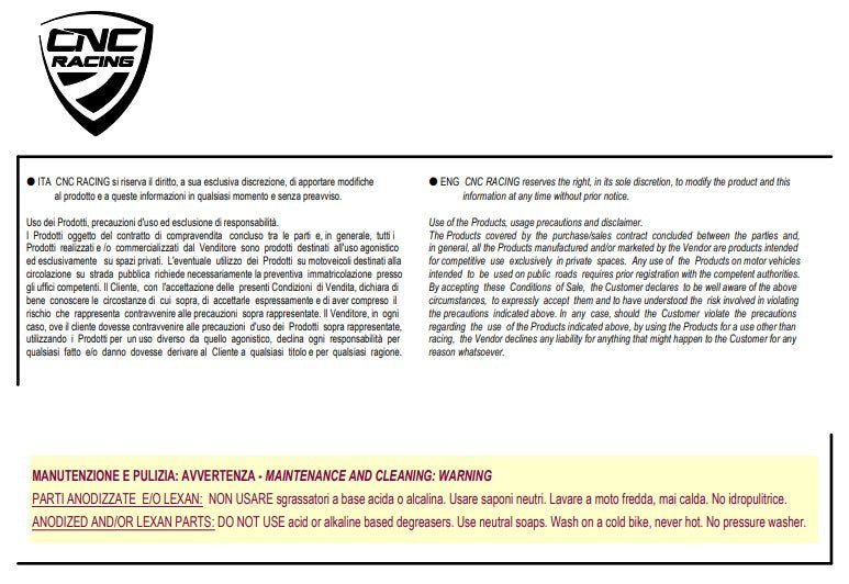 Tankdeckel CNC Racing Ducati Panigale V4/S/R (25-26) TSB11