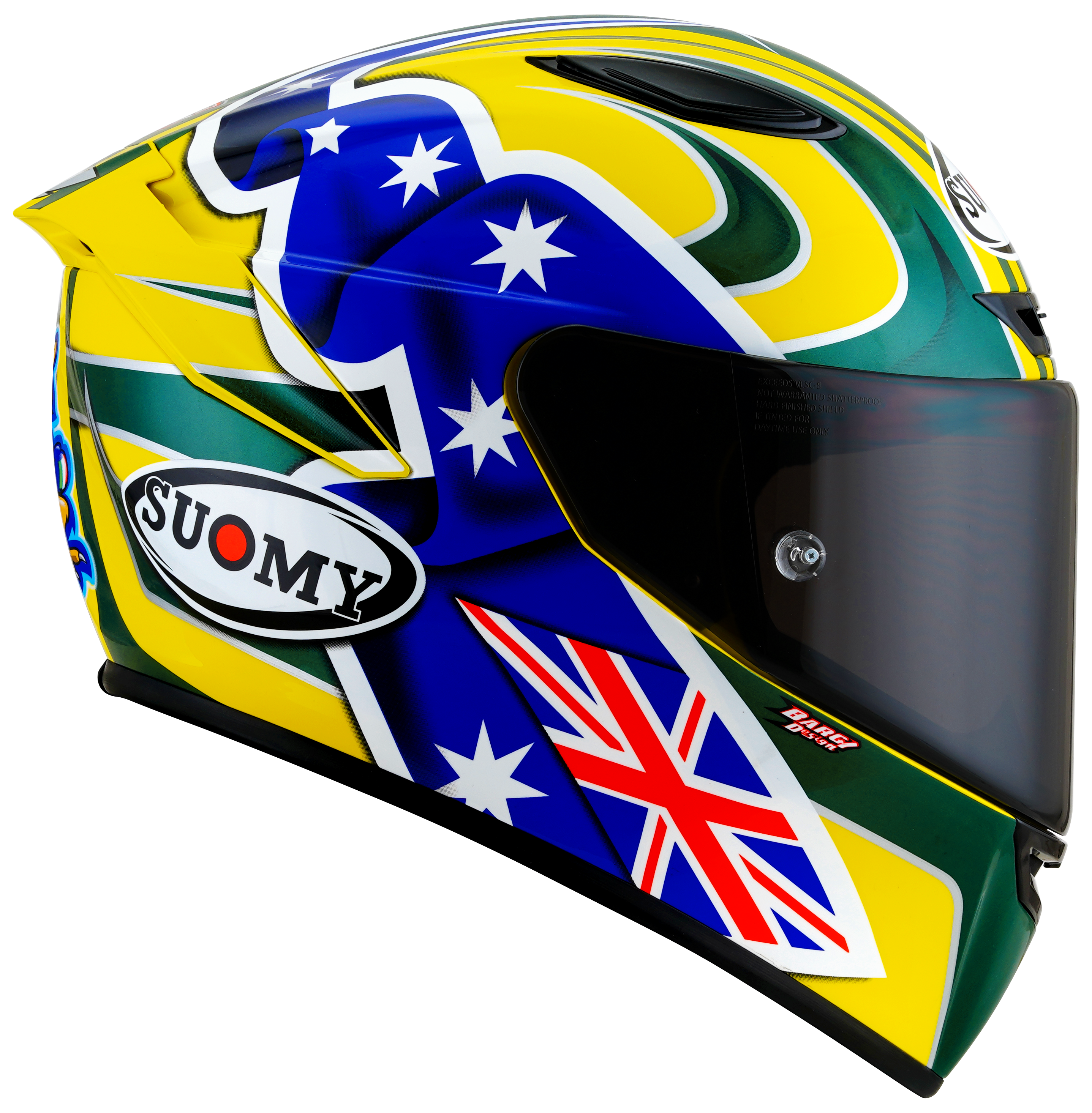 Suomy Track-1 Helm Troy Bayliss 2005 Replica K6T10017