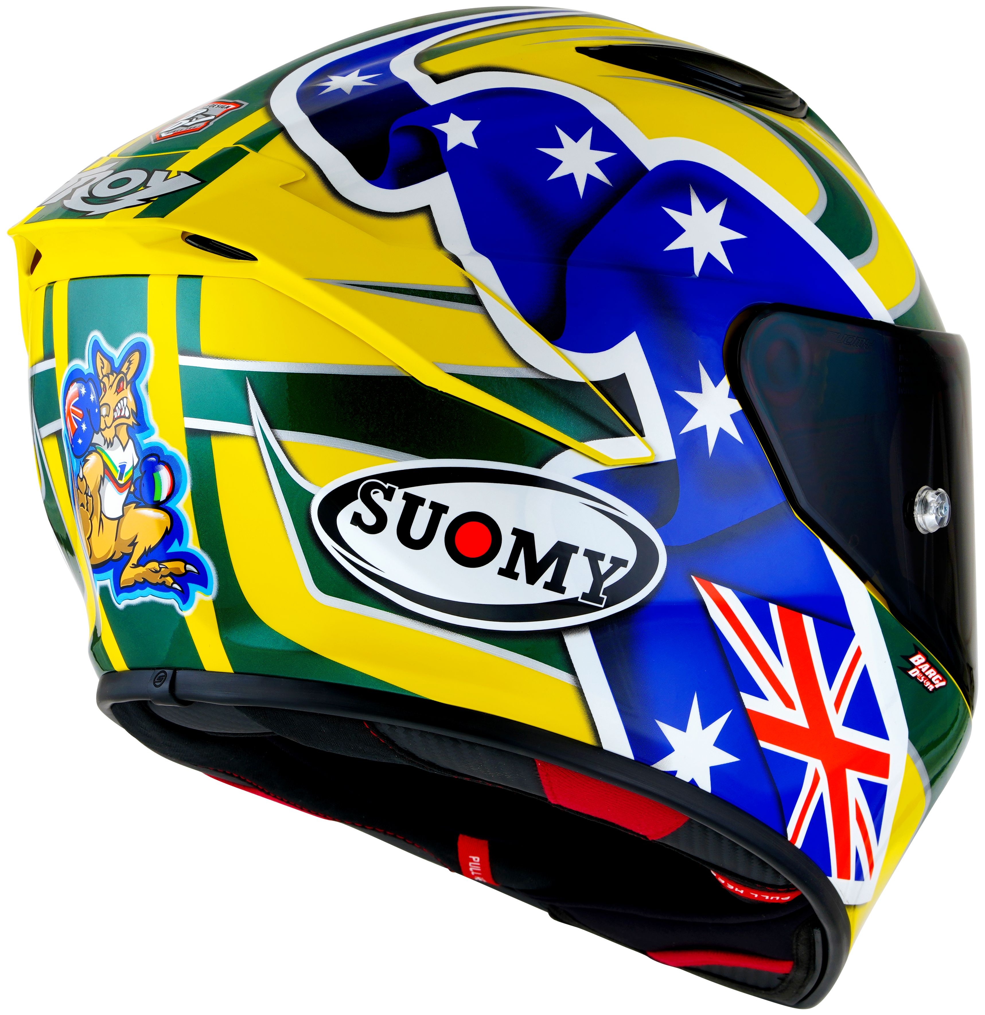 Suomy Track-1 Helm Troy Bayliss 2005 Replica K6T10017
