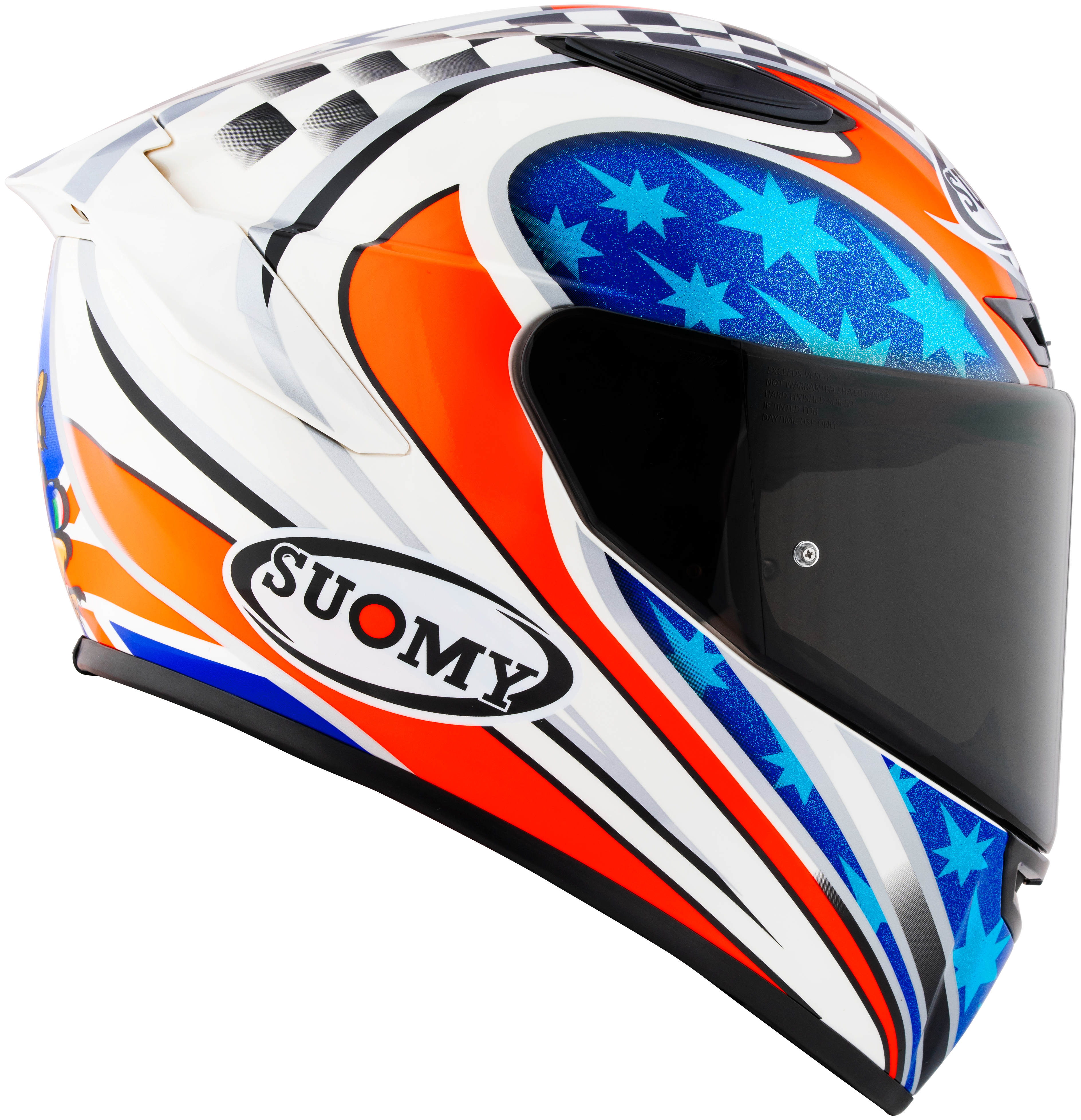 Suomy Track-1 Helm Troy Bayliss 2002 Replica K6T10018