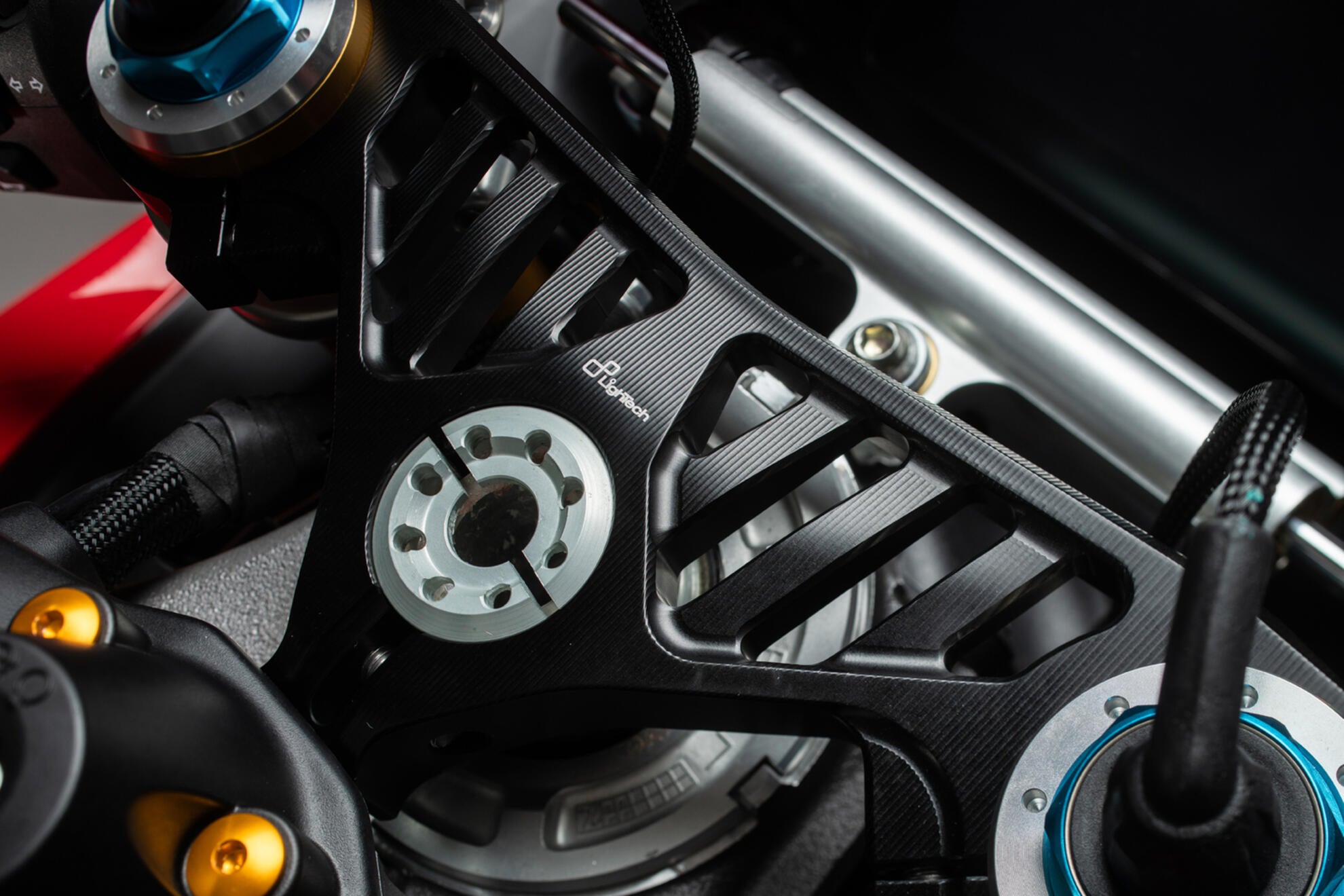 Gabelbrücke (OBEN) LighTech Ducati Panigale V4/S/R (25-26) TCADU002NER