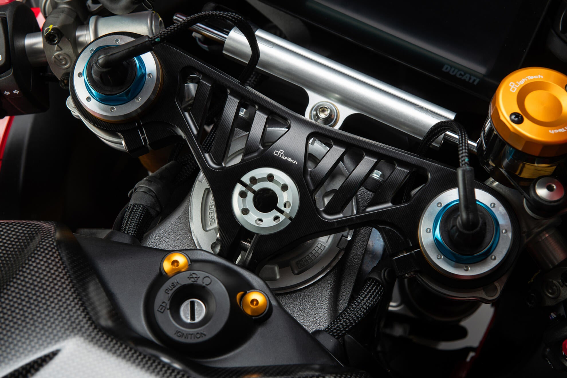 Gabelbrücke (OBEN) LighTech Ducati Panigale V4/S/R (25-26) TCADU002NER