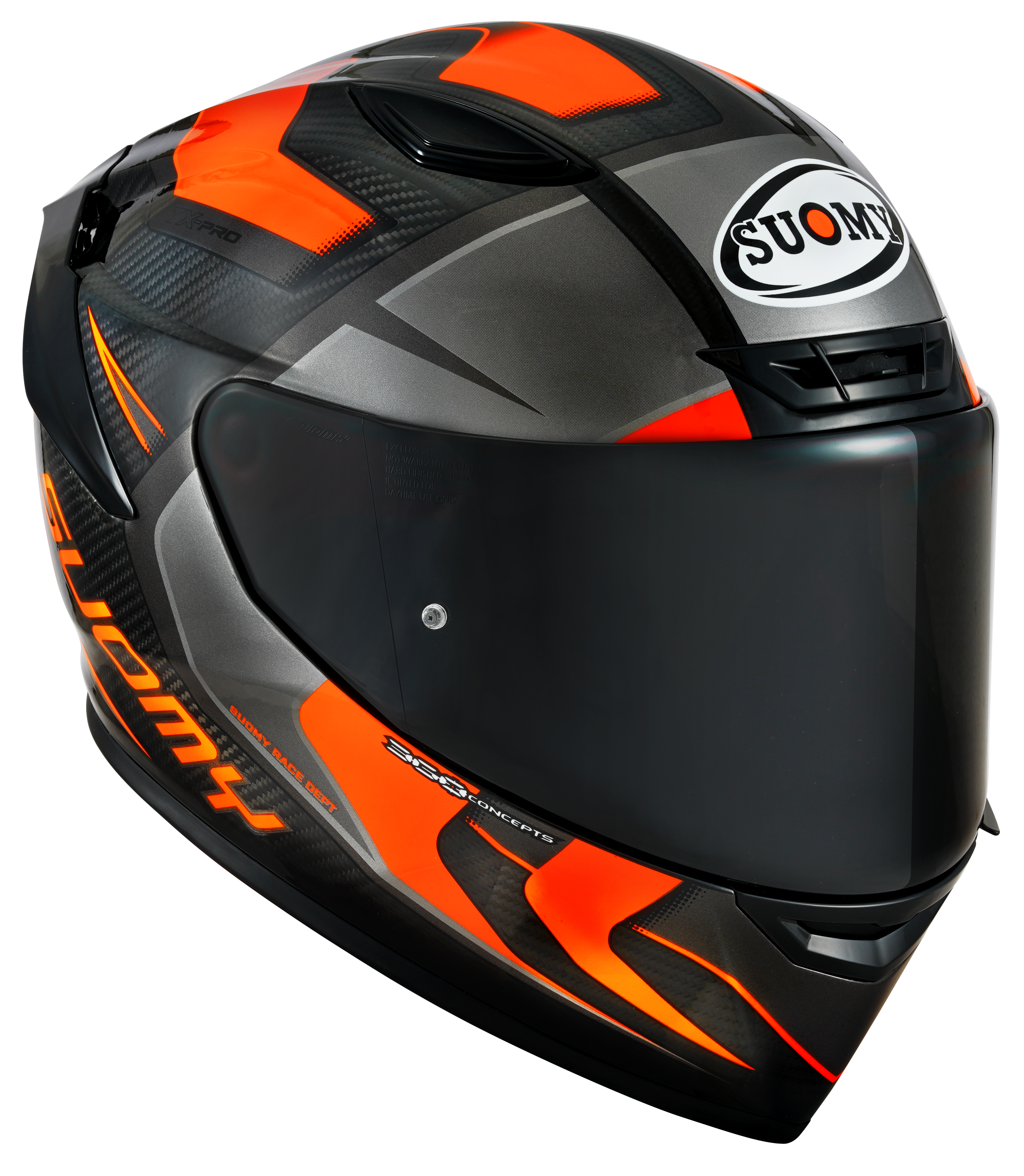 Suomy TX-Pro Helm Carbon Advance Orange Fluo K6TX0004