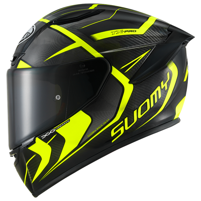 Suomy TX-Pro Helm Carbon Advance Gelb Fluo K6TX0005