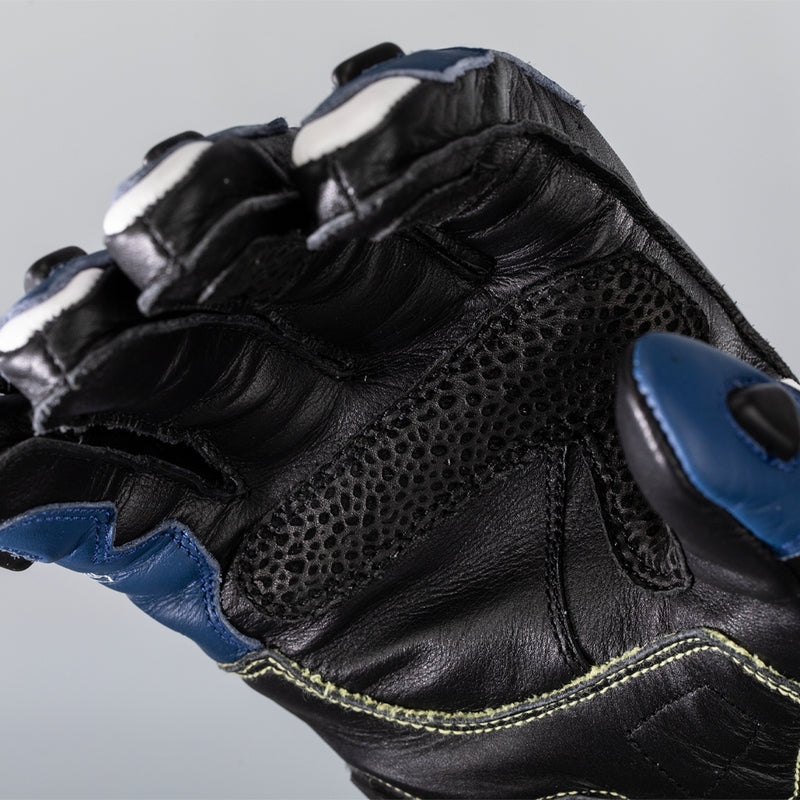 RST Tractech Evo 4 Motorrad Lederhandschuhe | Herren | Blau/Weiß/Schwarz | 102666