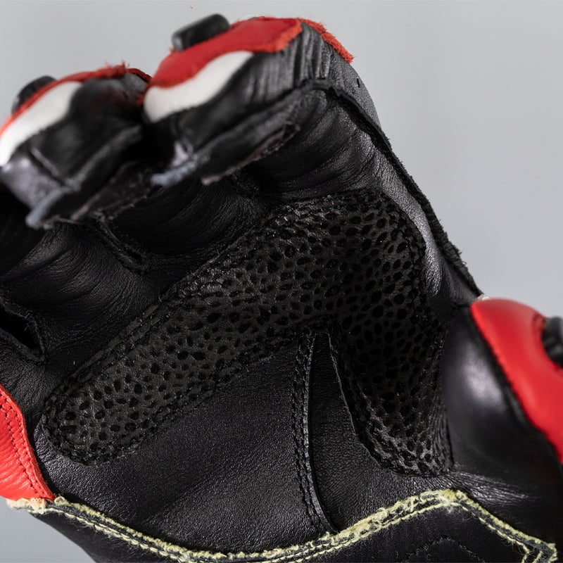 RST Tractech Evo 4 Motorrad Lederhandschuhe | Herren | Rot/Weiß/Schwarz | 102666