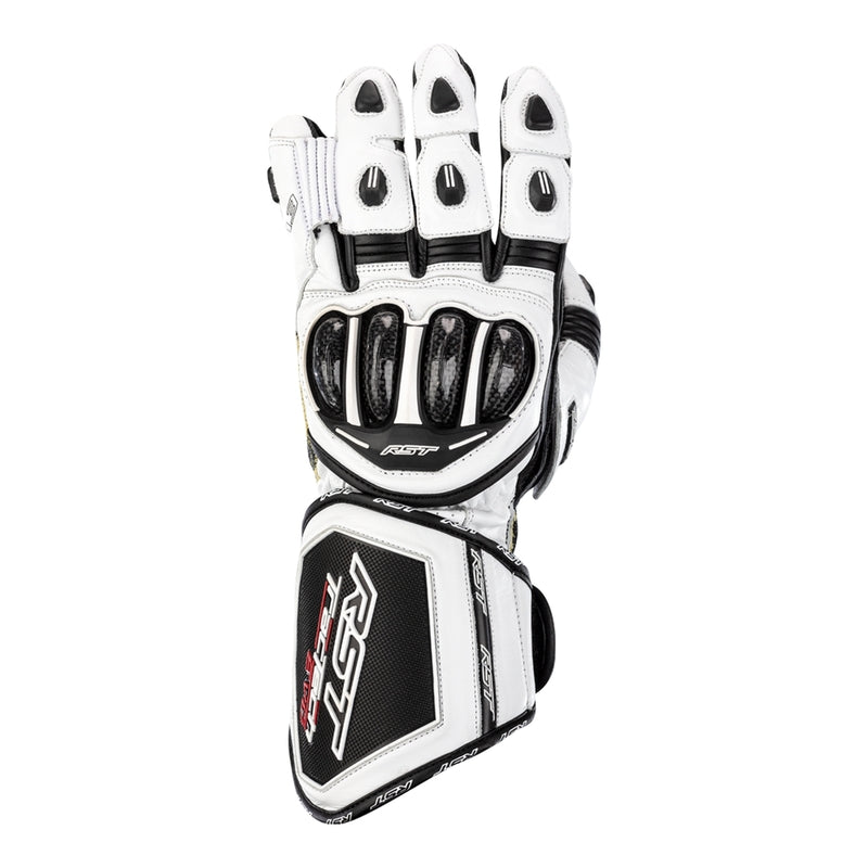 RST Tractech Evo 4 Motorrad Lederhandschuhe | Herren | Weiß | 102666
