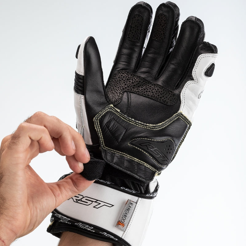 RST Tractech Evo 4 Motorrad Lederhandschuhe | Herren | Weiß | 102666