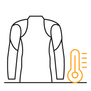 1x Seamless Oberteil Motorradunteranzug