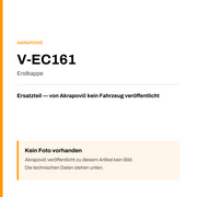 Akrapovic Endkappe V-EC161 — Platzhalter, kein Herstellerfoto verfügbar