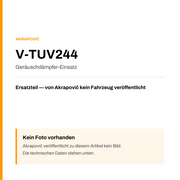 Akrapovic Geräuschdämpfer-Einsatz V-TUV244 — Platzhalter, kein Herstellerfoto verfügbar