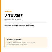 Akrapovic Geräuschdämpfer-Einsatz Kawasaki ZX-6R / ZX-6R NINJA (20-26) V-TUV267 — Platzhalter, kein Herstellerfoto verfügbar