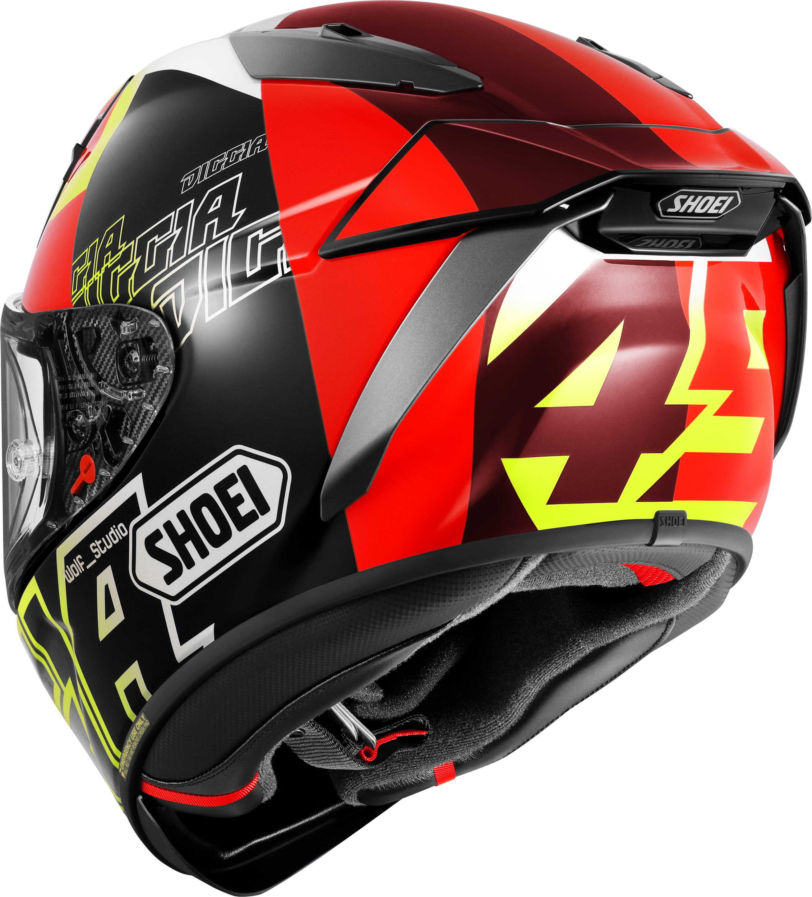 shoei fahrradhelm Shoei X-SPR PRO Helm Diggia2 TC-3 Fabio Di Giannantonio Replica 2025 – TGP MotoRacing