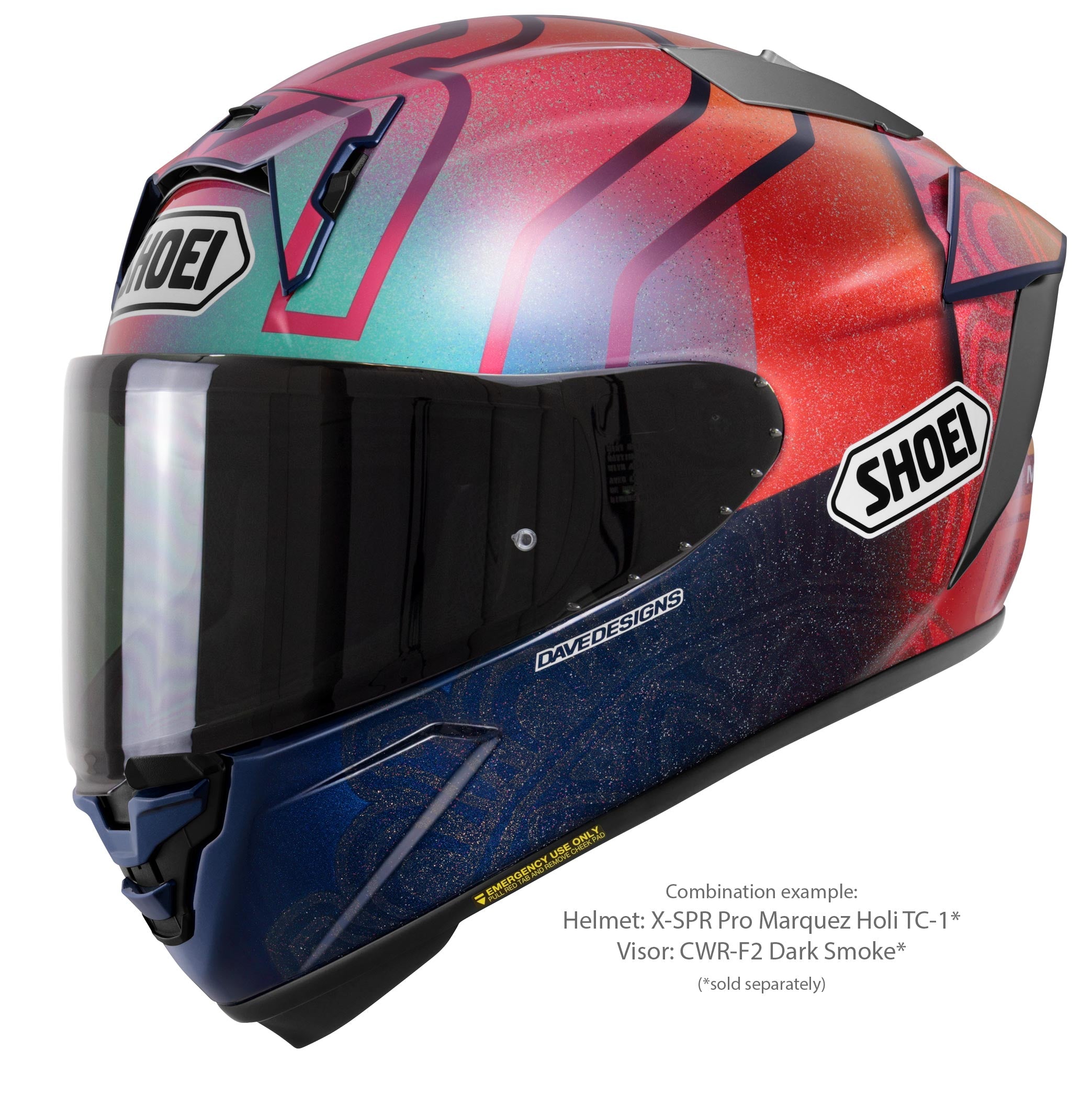 Shoei Visier X-SPR PRO (CWR-F2PN) stark getönt