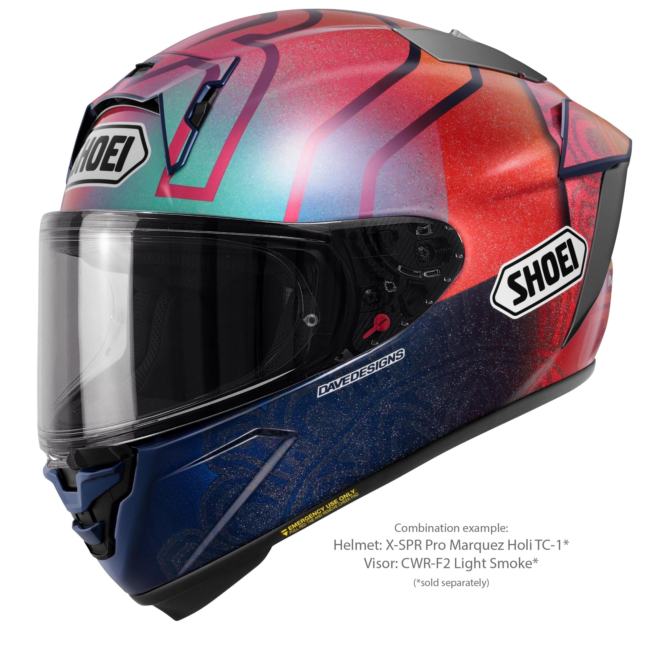 Shoei Visier X-SPR PRO (CWR-F2PN) leicht getönt