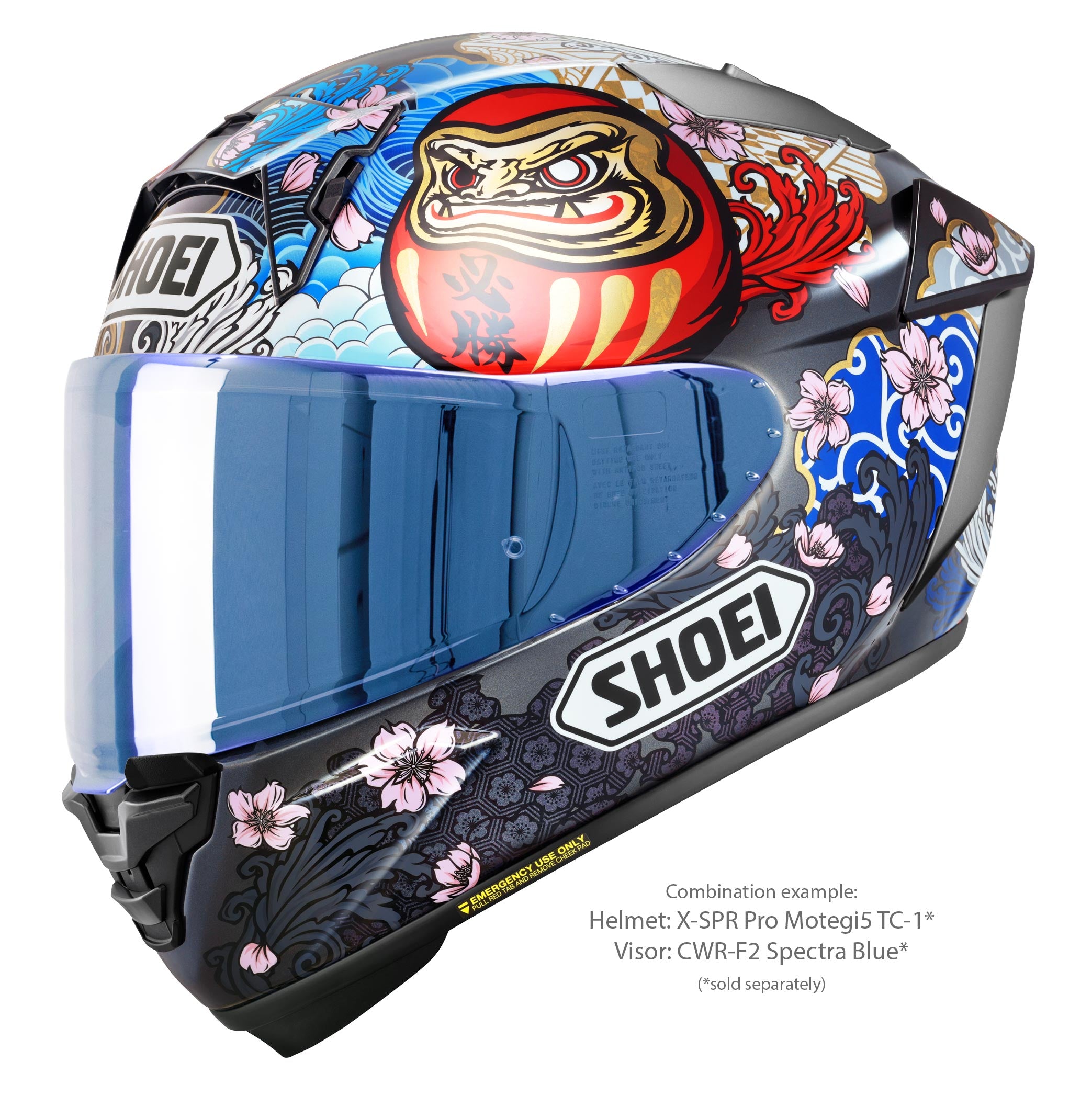Shoei X-SPR PRO Helm Márquez Motegi5 TC-1 - Marc Márquez Motegi 2024 Replica