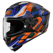 Shoei X-SPR PRO Helm Valion TC-8 Orange / Blau
