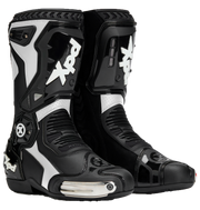XPD XP-Mode Motorradstiefel | Herren | Schwarz/Weiß