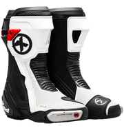 XPD XP9-R AIR perforierter Racing und Straßen Motorradstiefel | Herren | Weiß/Schwarz