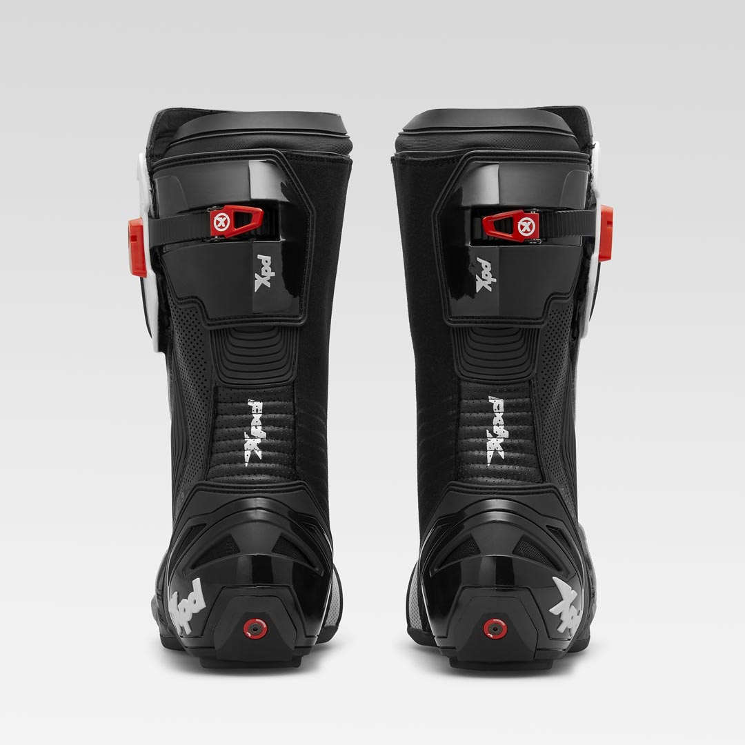 XPD XP9-R AIR perforierter Racing und Straßen Motorradstiefel | Herren | Weiß/Schwarz