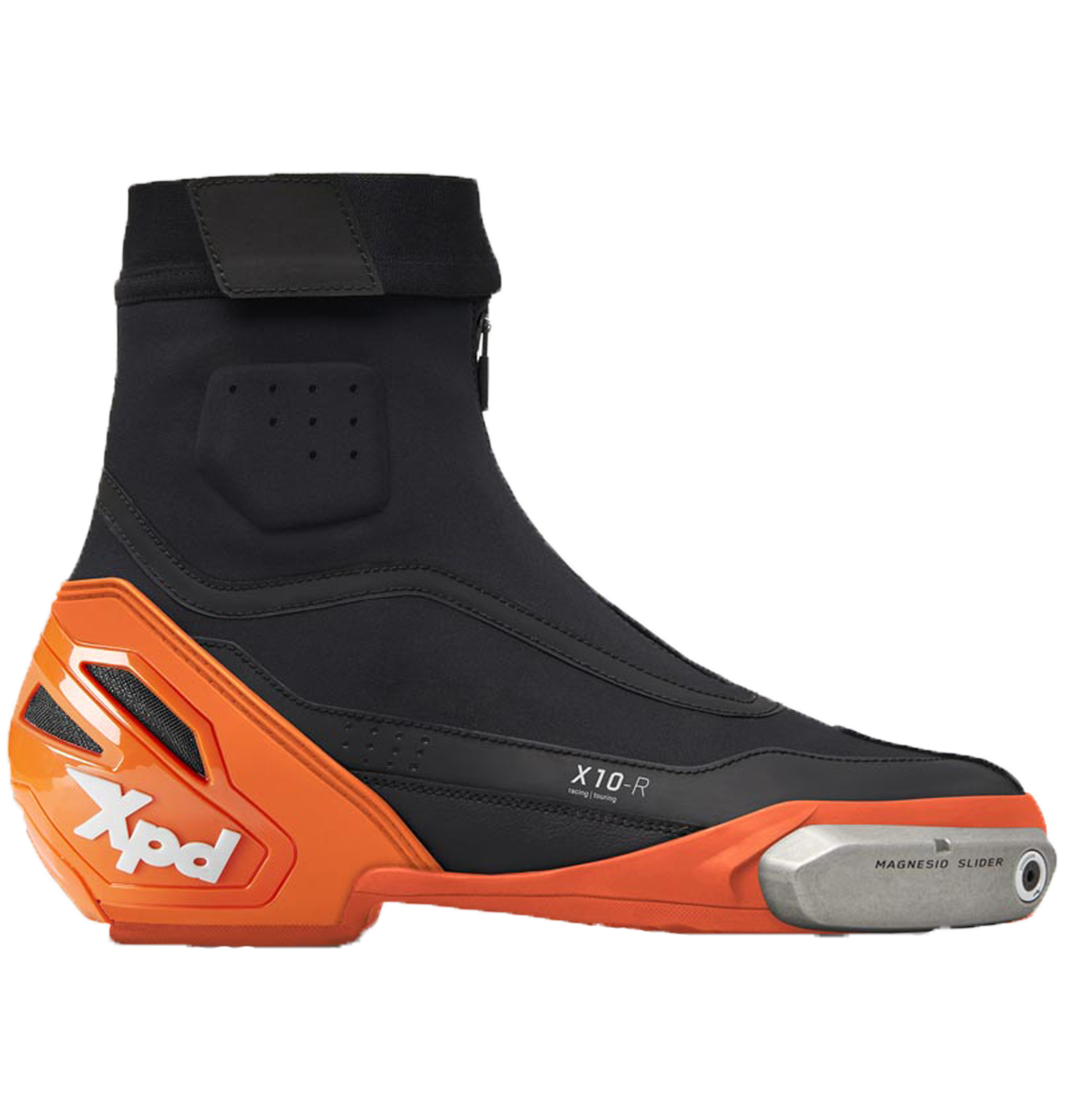 XPD X10-R Racing und Straßen Motorradstiefel | Herren | Schwarz/Orange