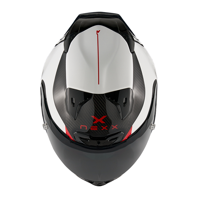 Nexx X.R3R Helm Apex Carbon Weiß 01XR323512412