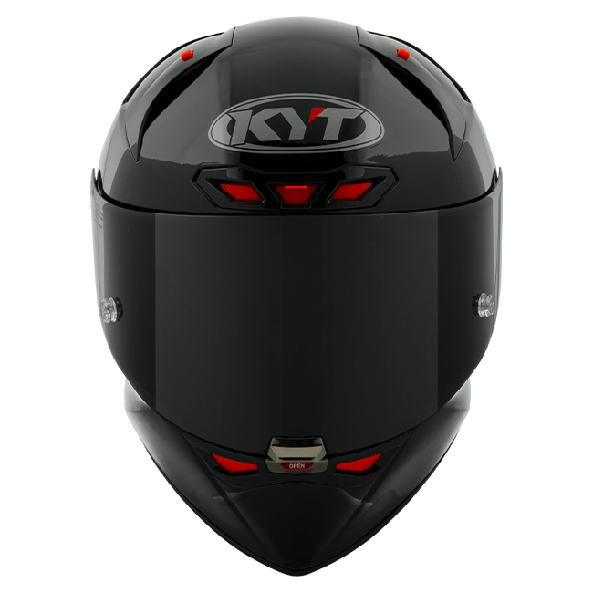 KYT KX-1 Race GP Helm Plain Schwarz Y6KX00X6
