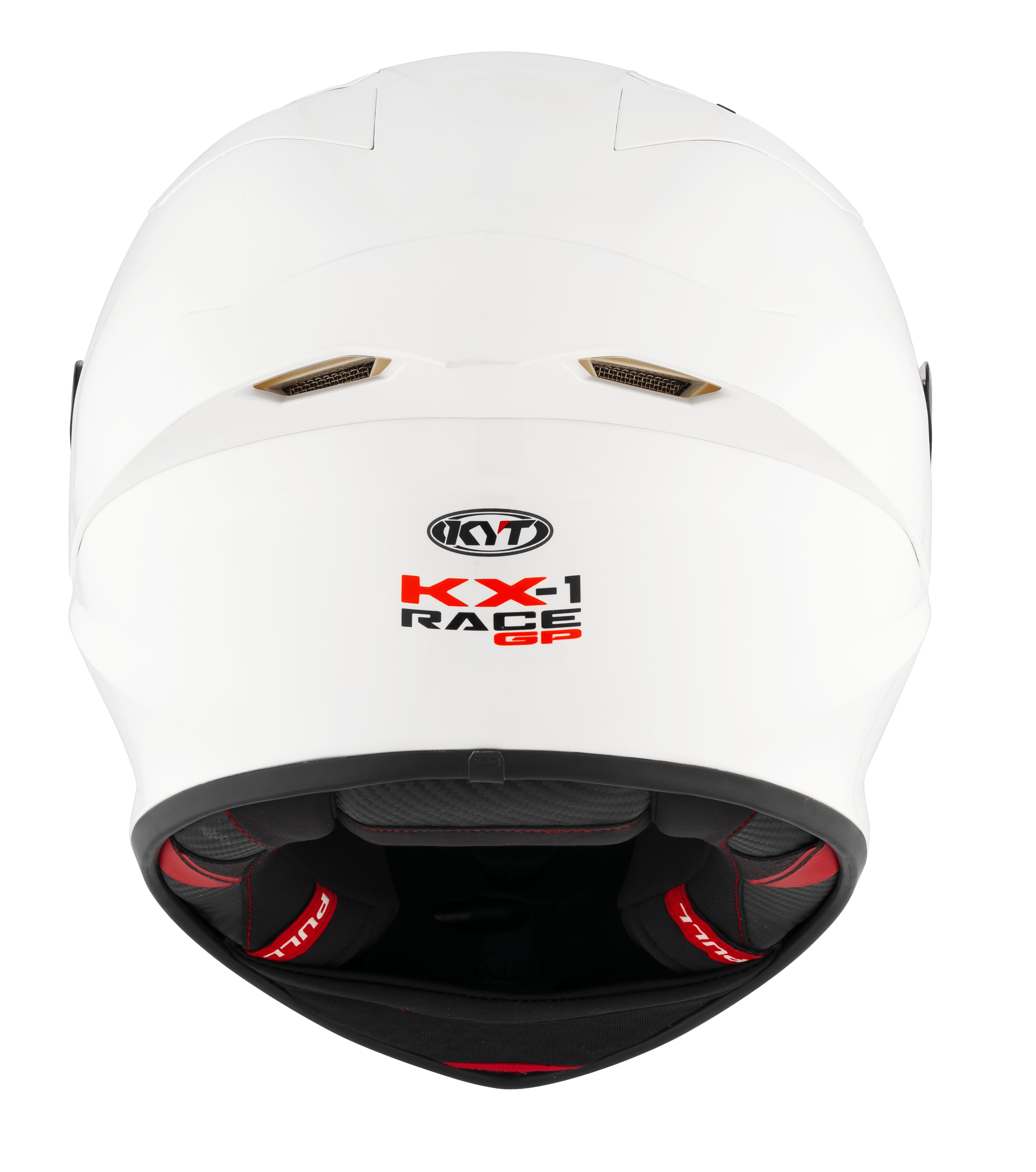 KYT KX-1 Race GP Helm Plain Weiß Y6KXX0W3