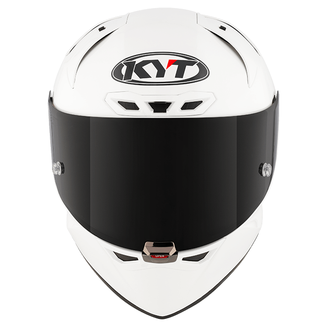 KYT KX-1 Race GP Helm Plain Weiß Y6KXX0W3