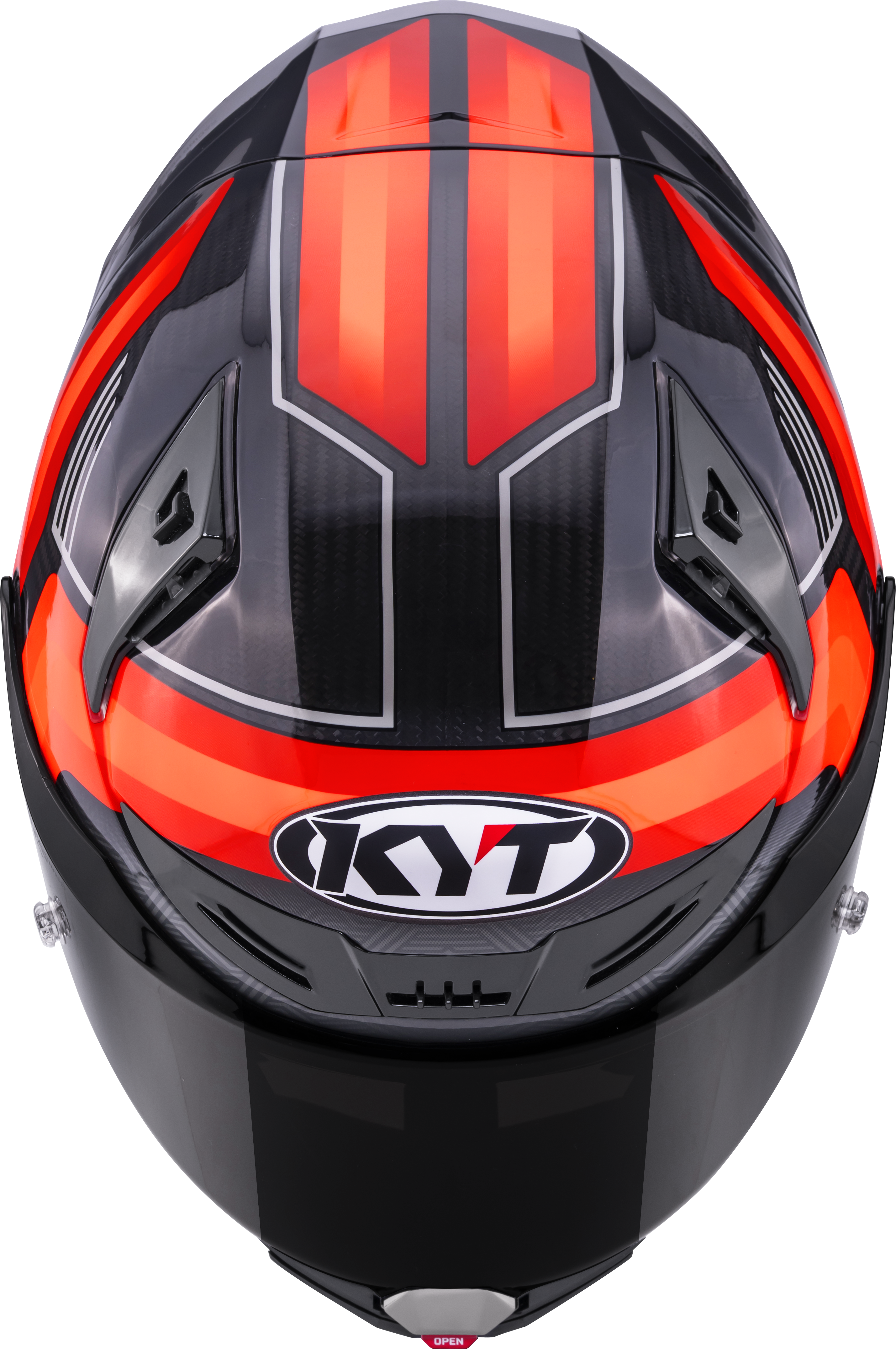 KYT R1R Racing Helm Carbon Accelerator Rot Y6R10003