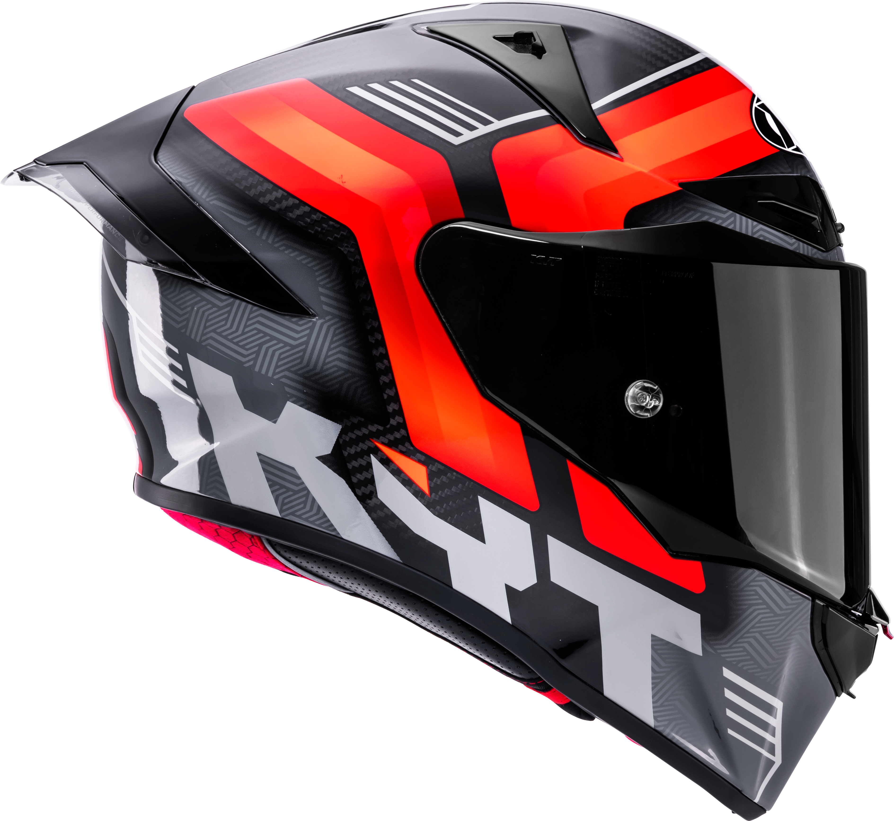 KYT R1R Racing Helm Carbon Accelerator Rot Y6R10003