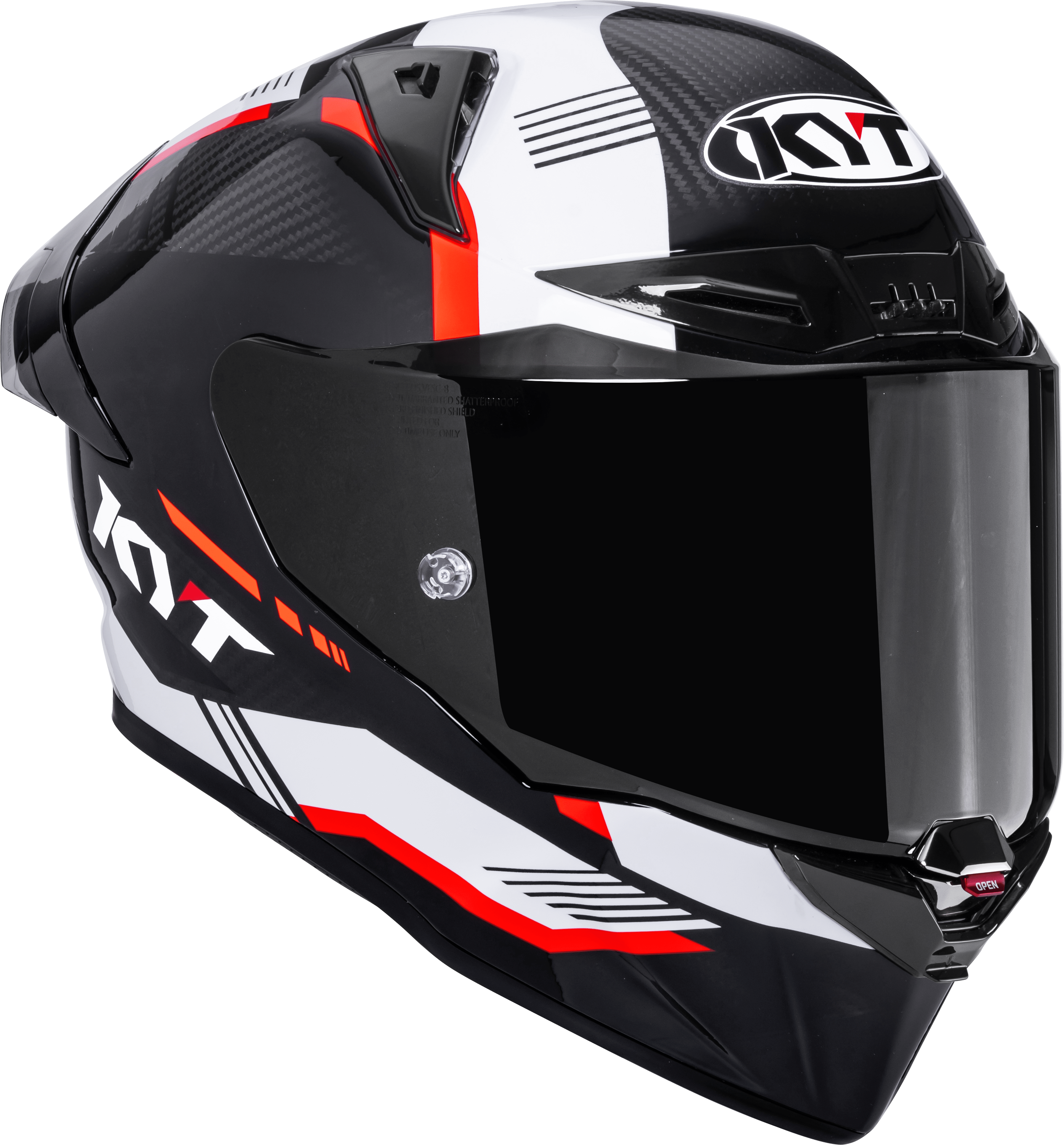 KYT R1R Racing Helm Carbon Zone Rot Y6R10007