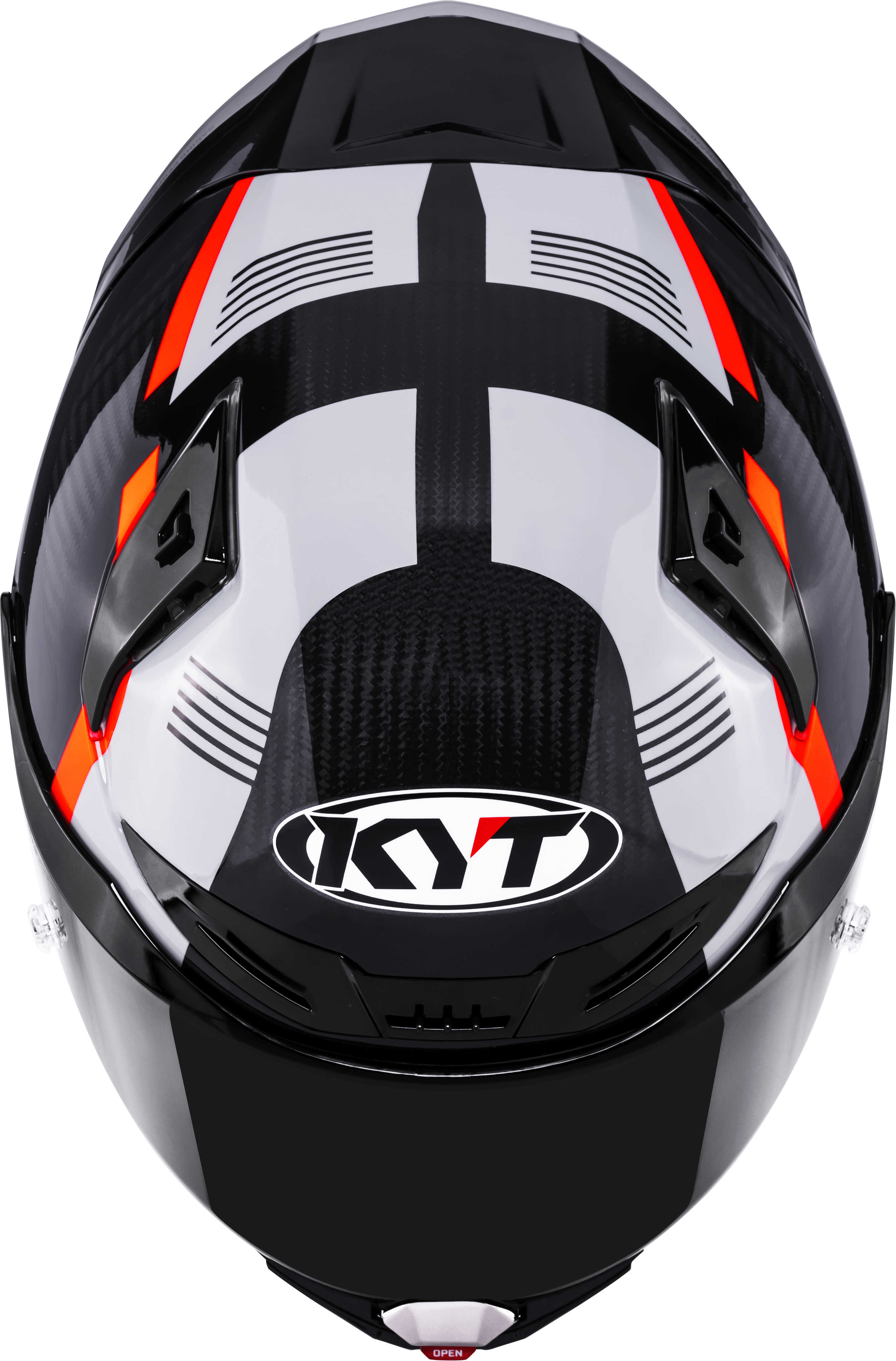 KYT R1R Racing Helm Carbon Zone Rot Y6R10007