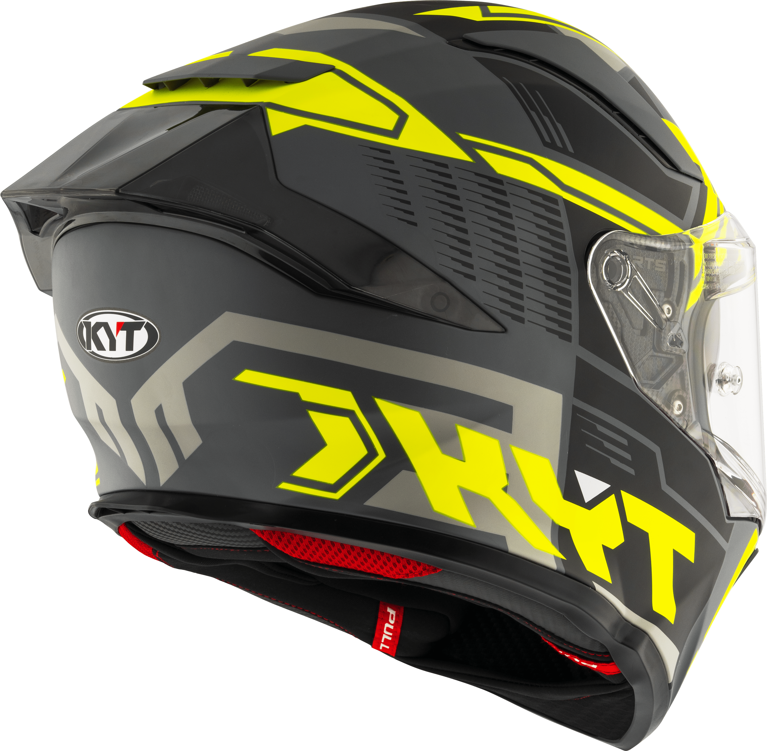 KYT R2R Helm Octane Matt Gelb Y6R20015