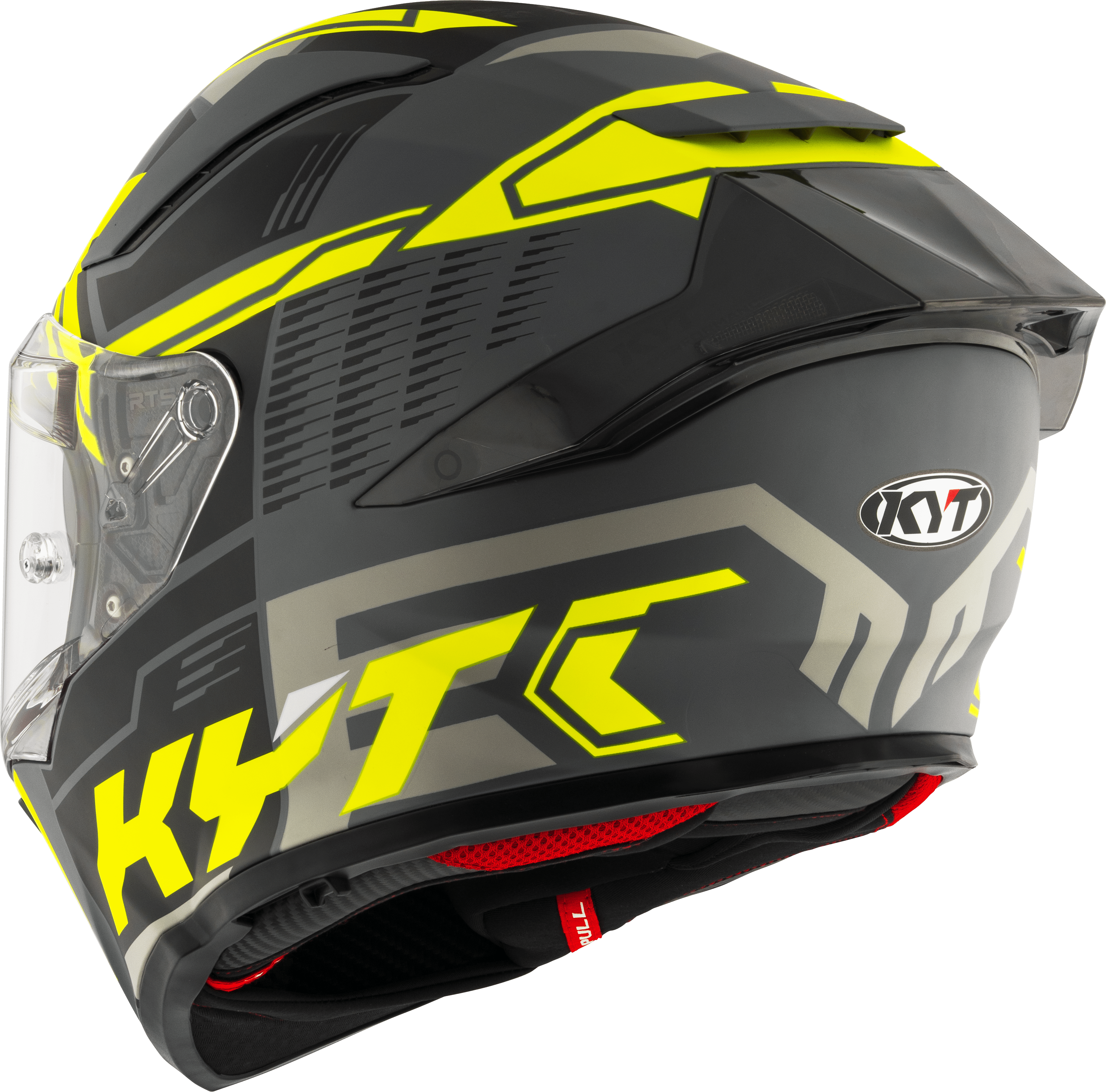 KYT R2R Helm Octane Matt Gelb Y6R20015
