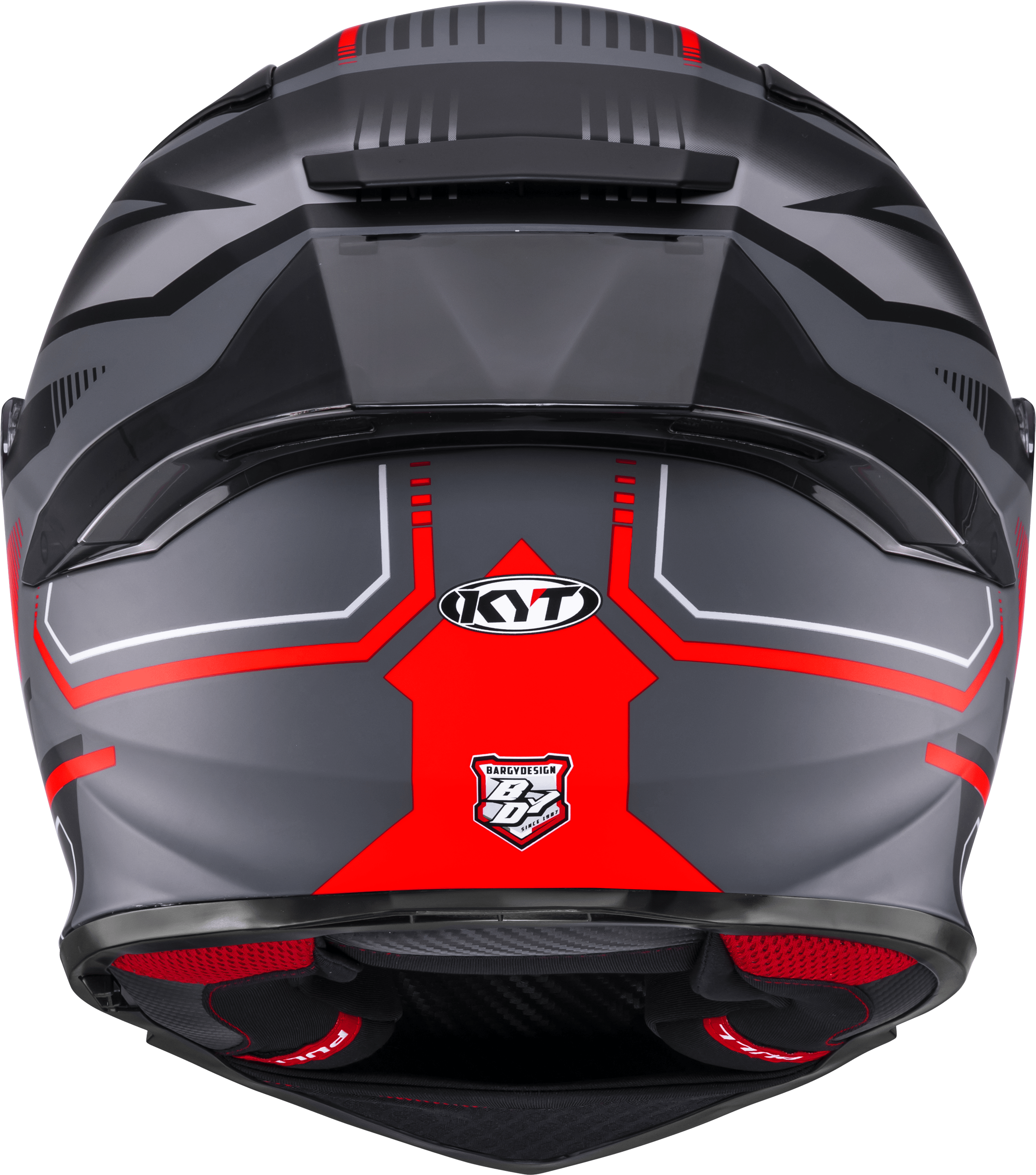 KYT R2R Helm Parsec Matt Grau / Rot Y6R20023