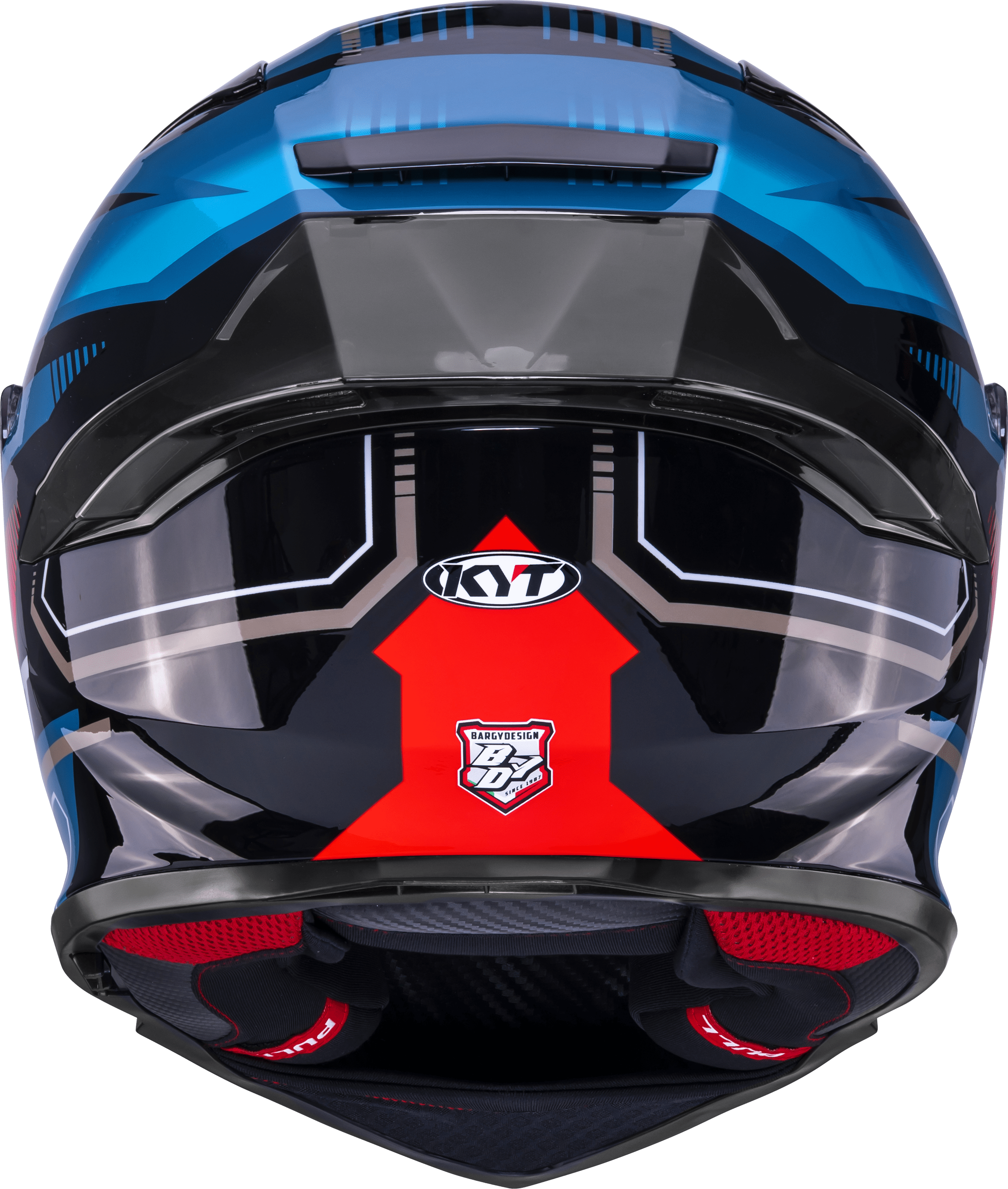 KYT R2R Helm Parsec Schwarz / Blau / Rot Y6R20024