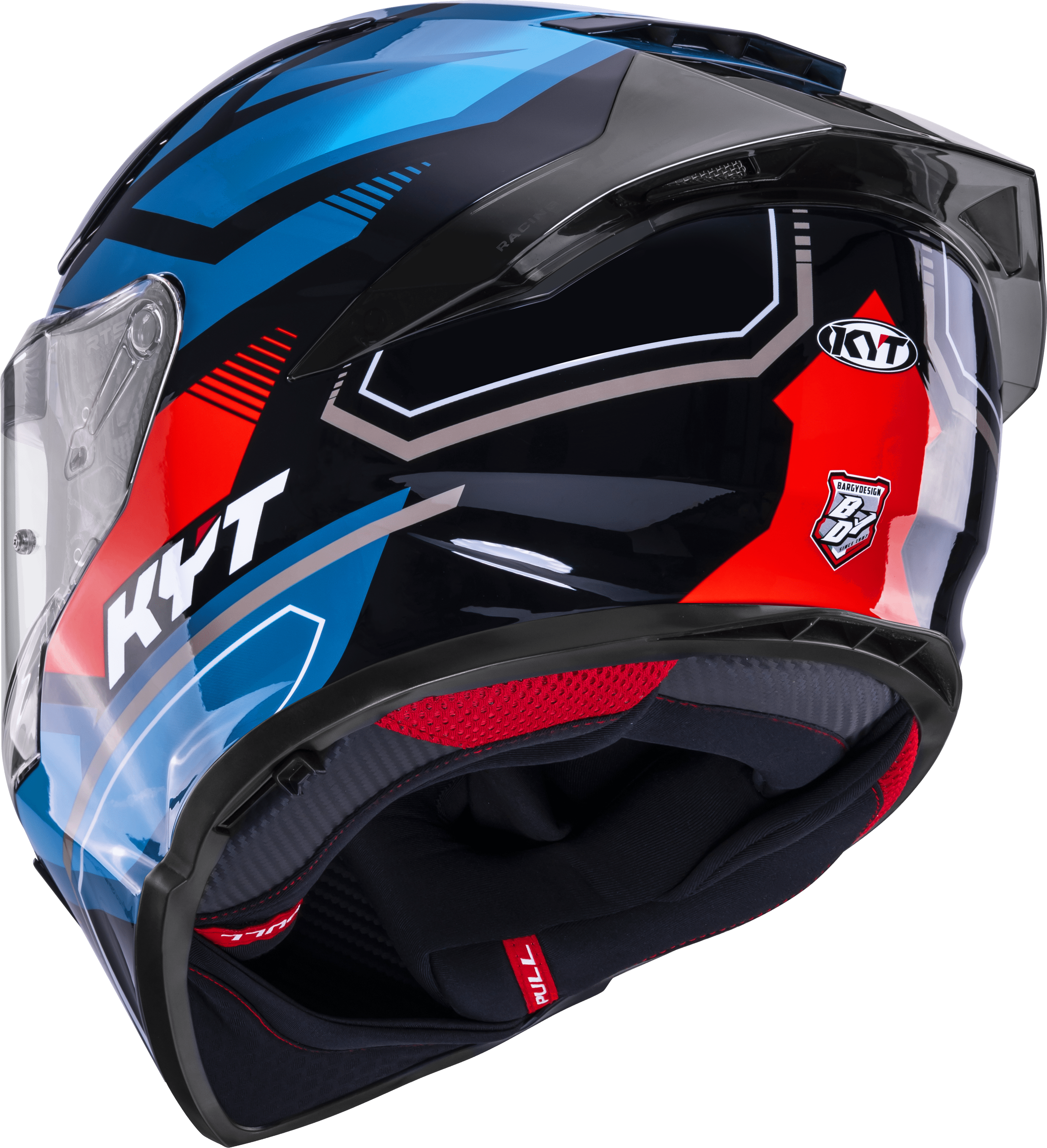 KYT R2R Helm Parsec Schwarz / Blau / Rot Y6R20024