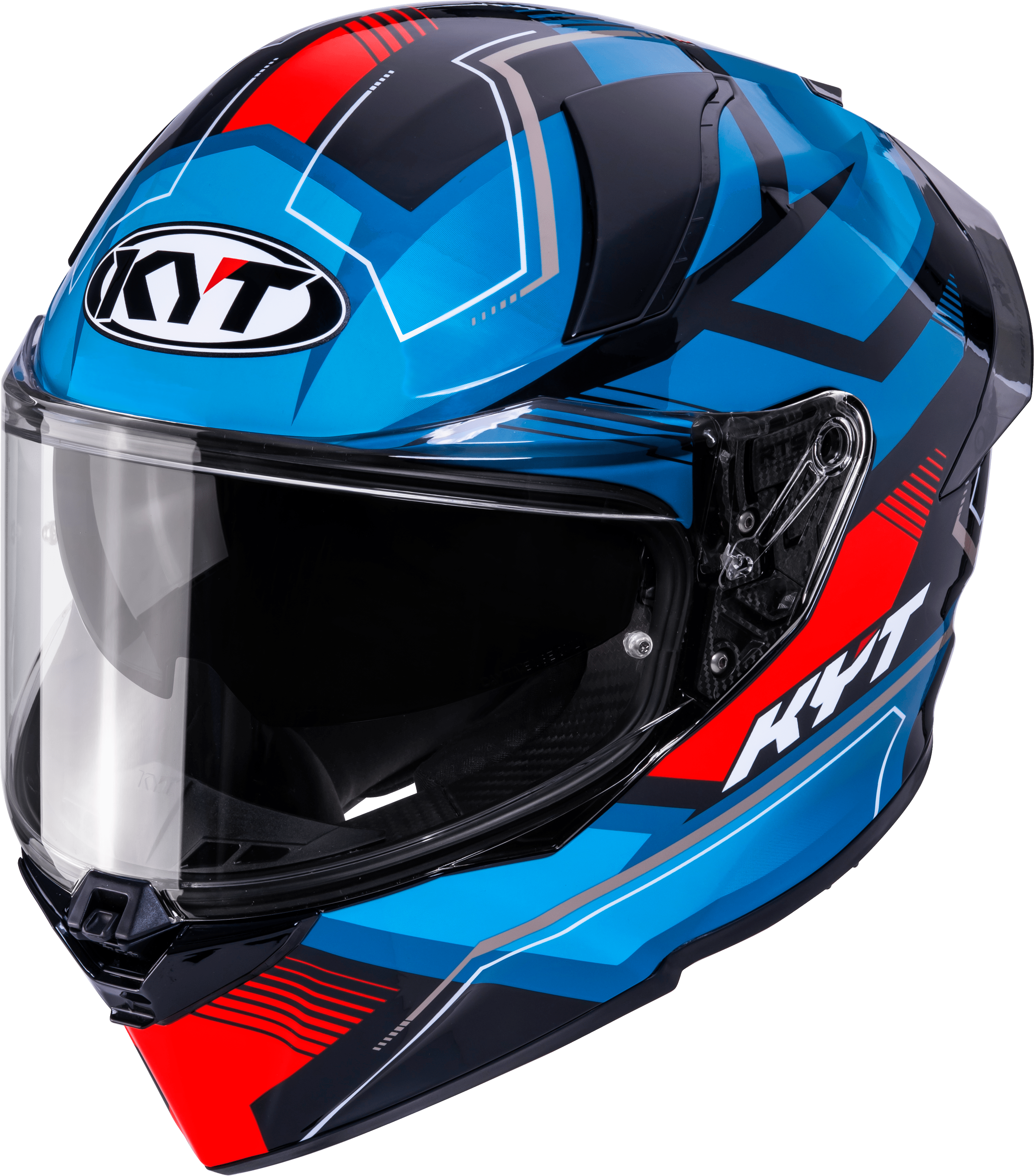 KYT R2R Helm Parsec Schwarz / Blau / Rot Y6R20024