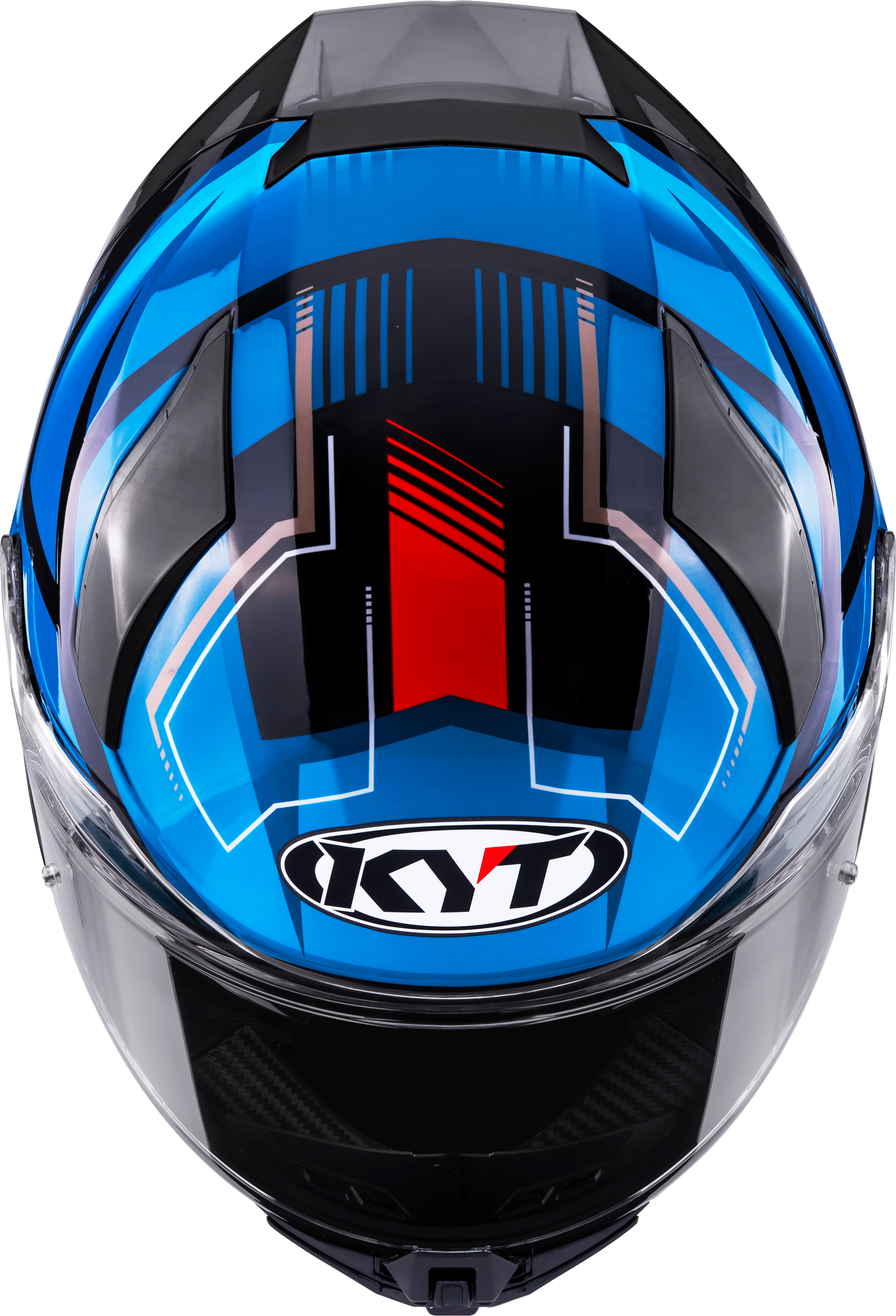 KYT R2R Helm Parsec Schwarz / Blau / Rot Y6R20024