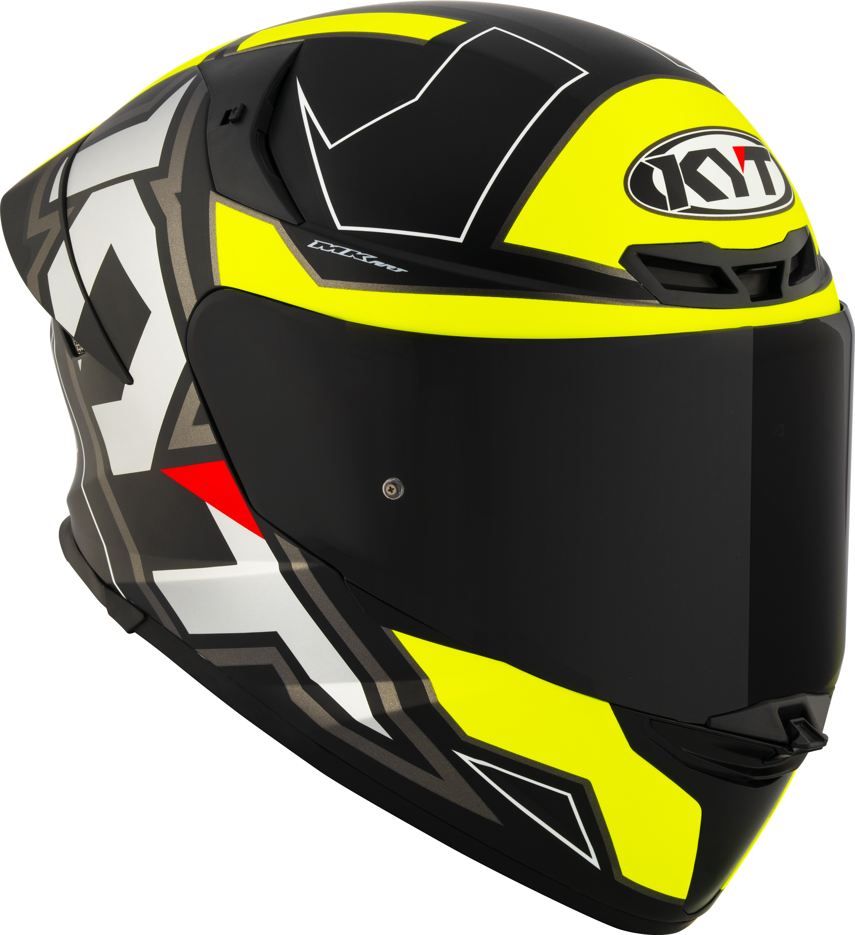 KYT TT-Revo Helm Electron Black Yellow matt Y6TR0007