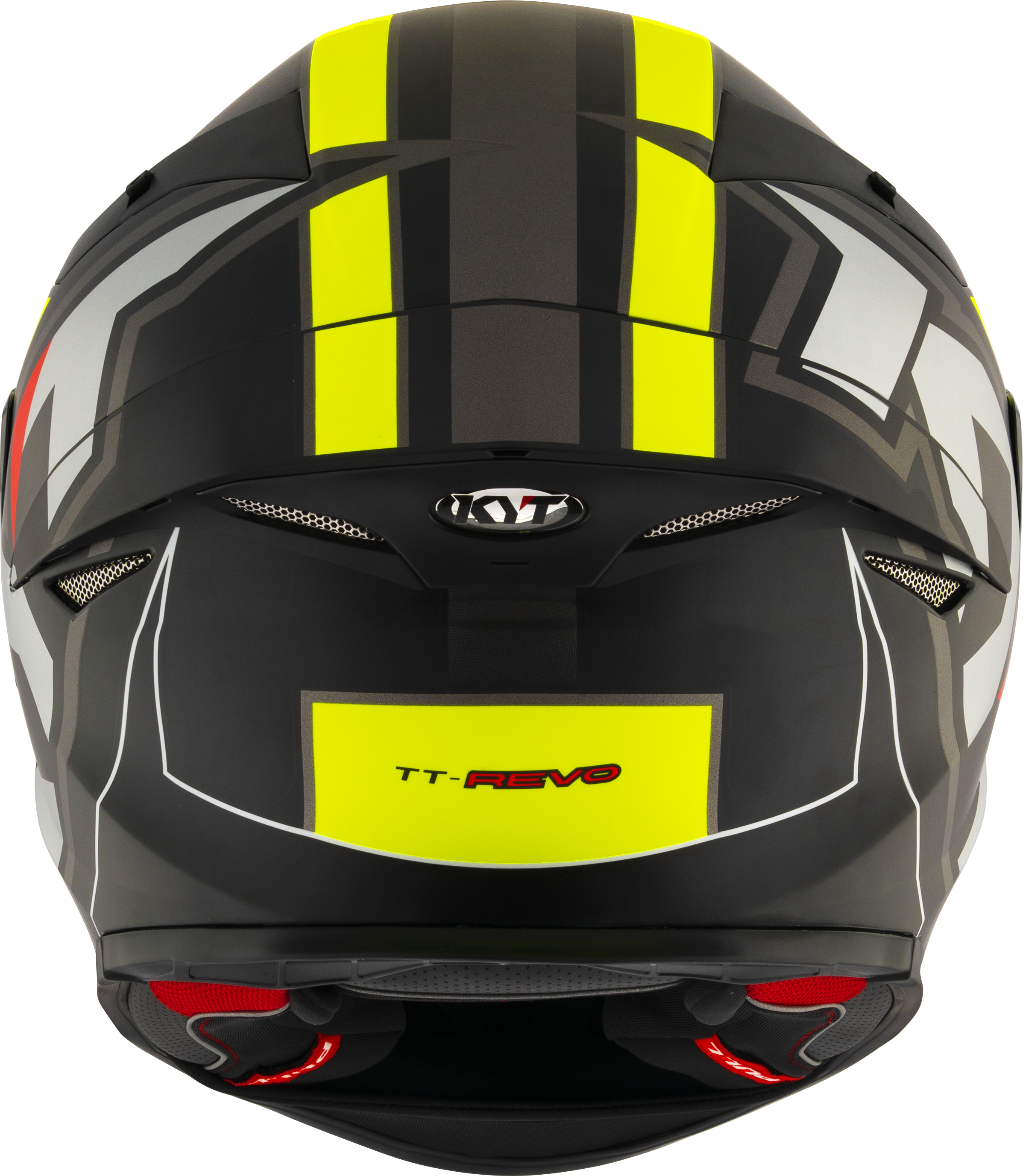 KYT TT-Revo Helm Electron Black Yellow matt Y6TR0007