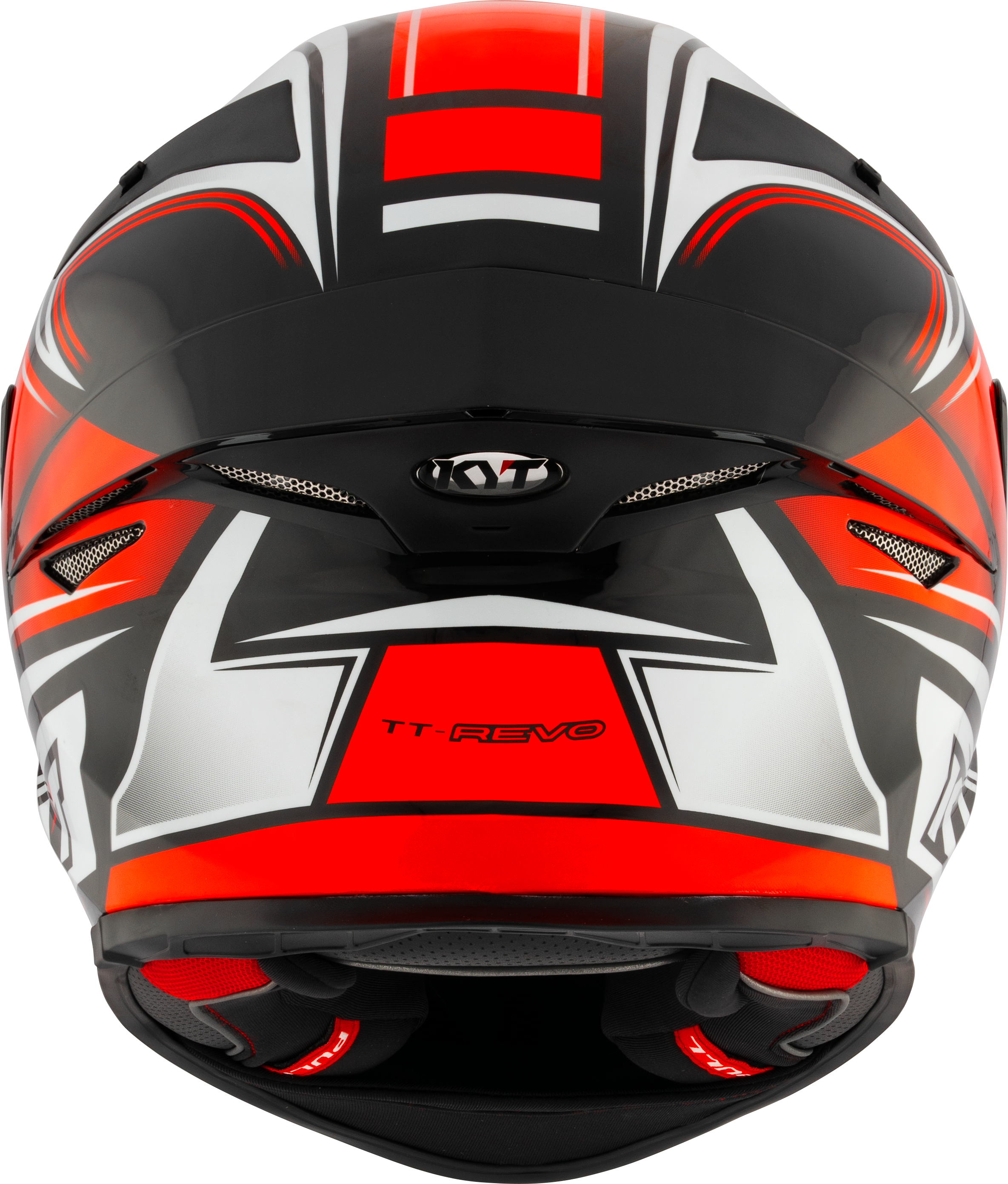 KYT TT-Revo Helm Tourist Red Fluo Y6TR0012