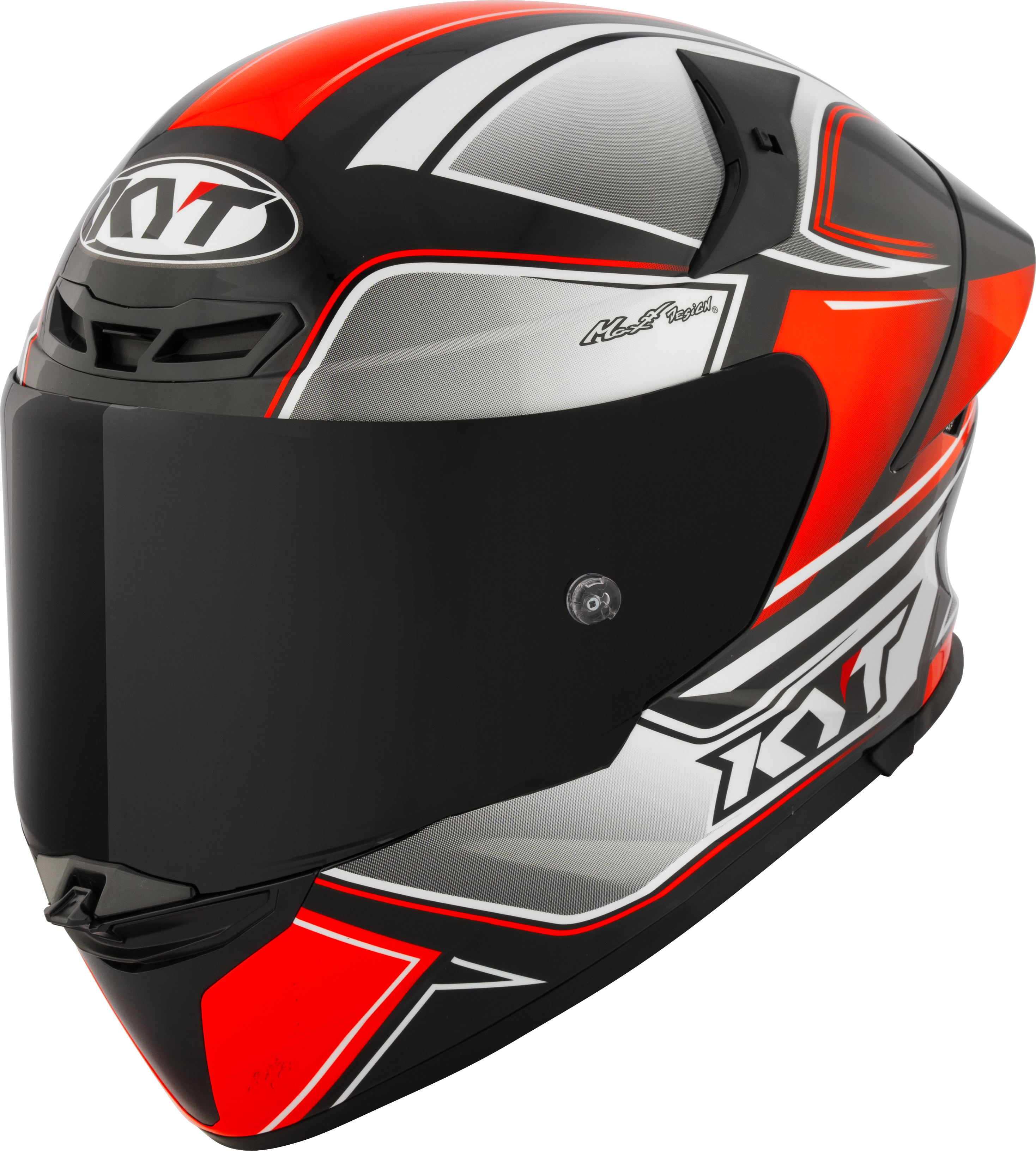 KYT TT-Revo Helm Tourist Red Fluo Y6TR0012