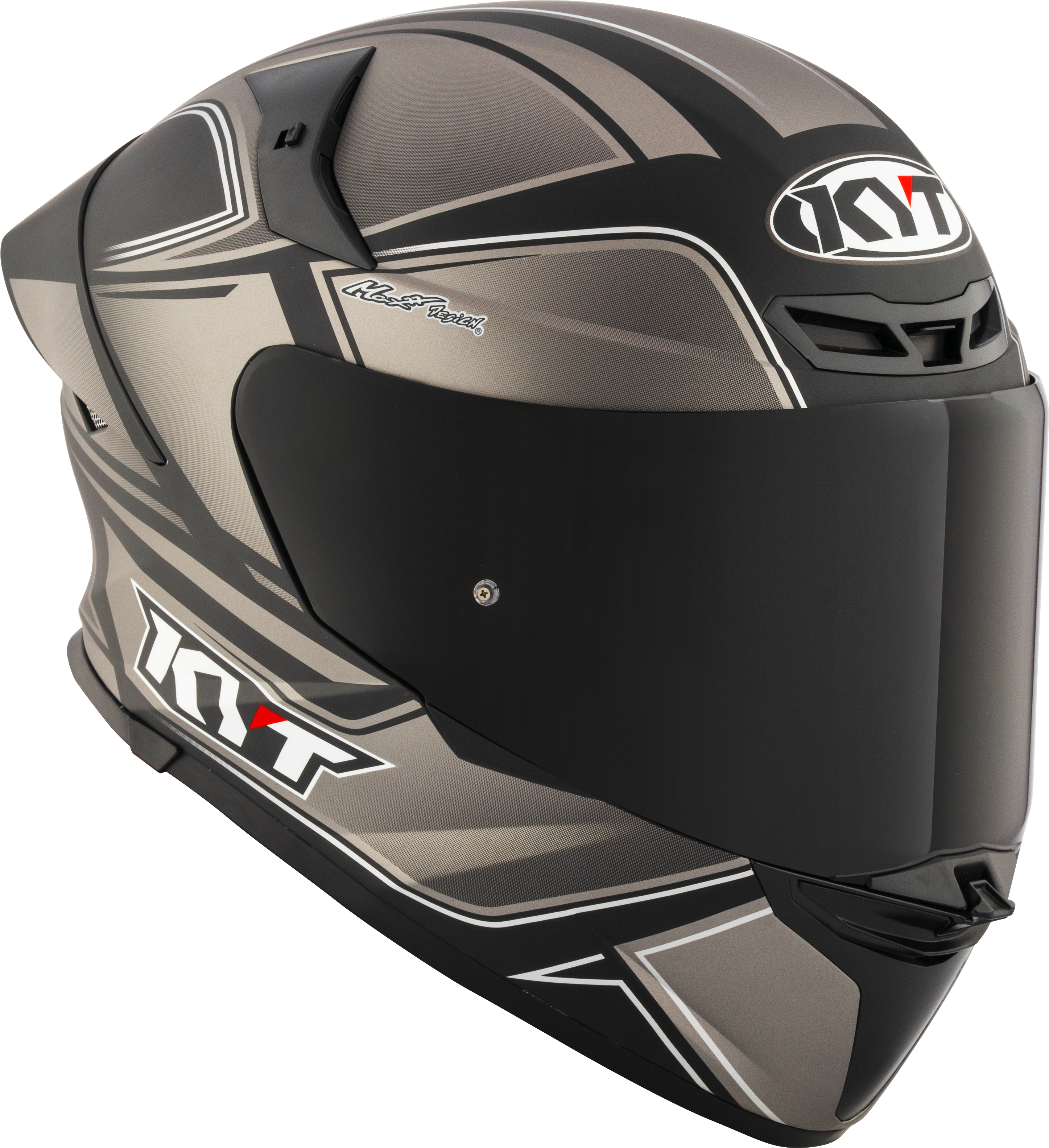 KYT TT-Revo Helm Tourist Matt Cool Grey Y6TR0013
