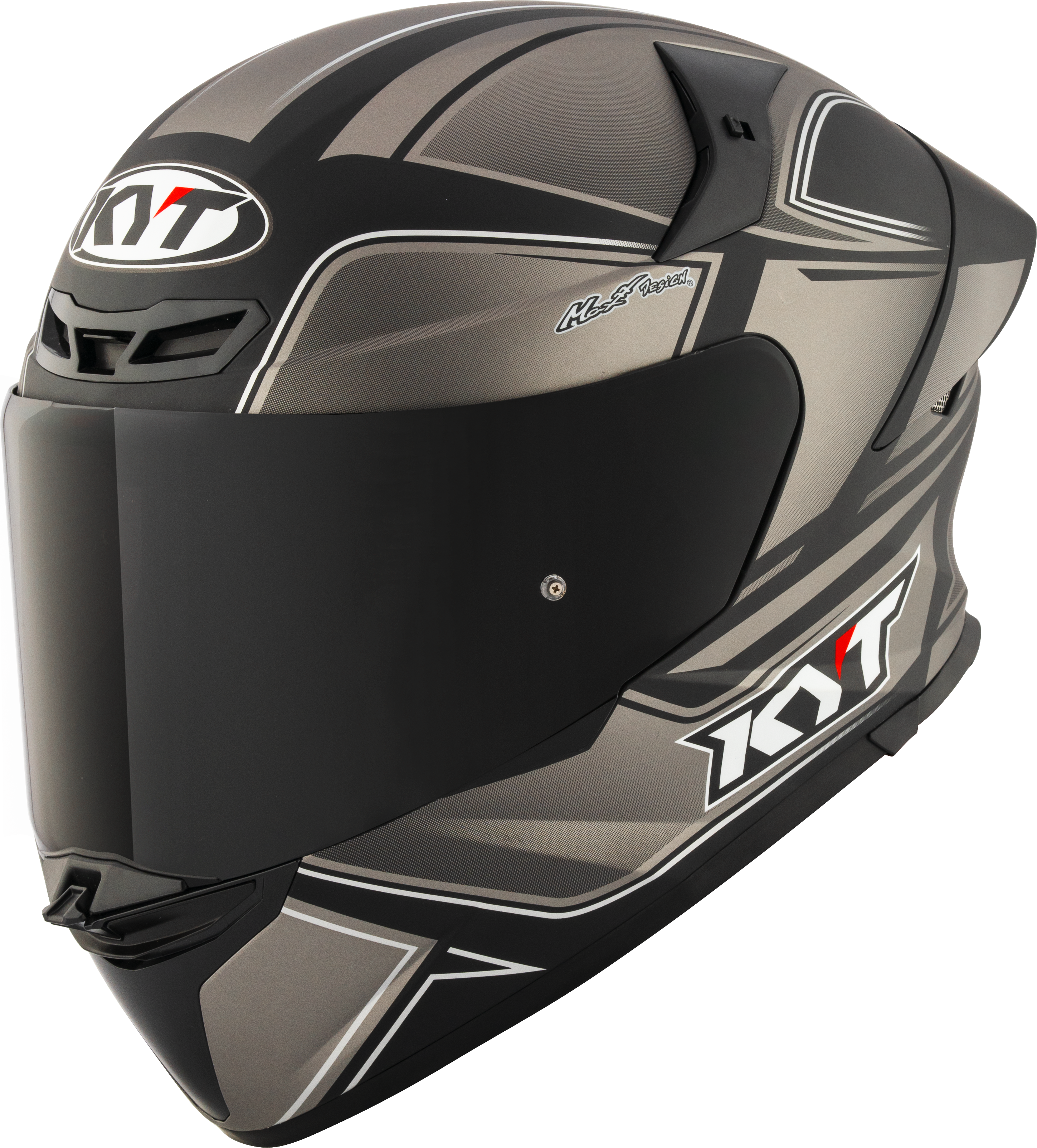 KYT TT-Revo Helm Tourist Matt Cool Grey Y6TR0013