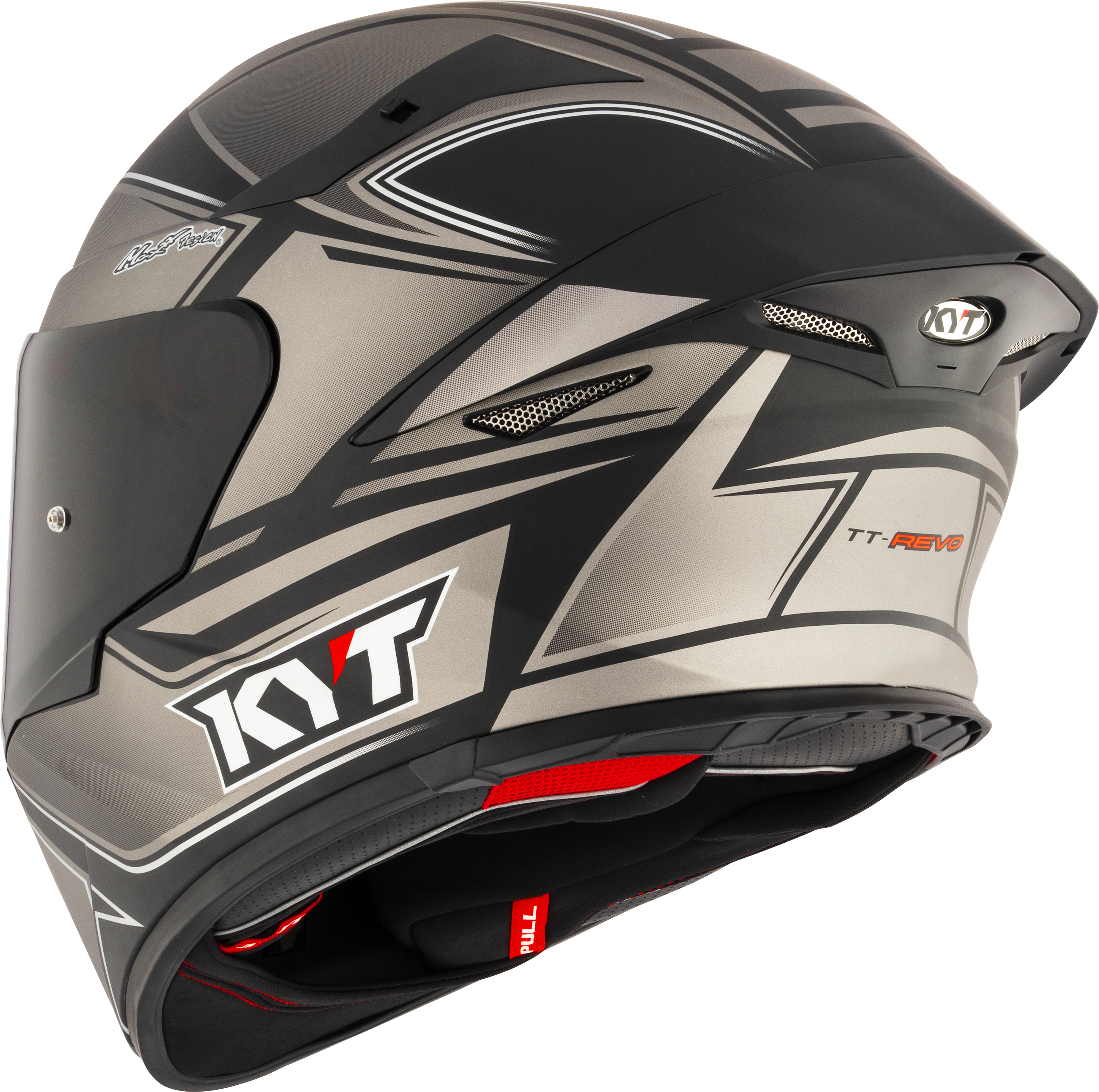 KYT TT-Revo Helm Tourist Matt Cool Grey Y6TR0013